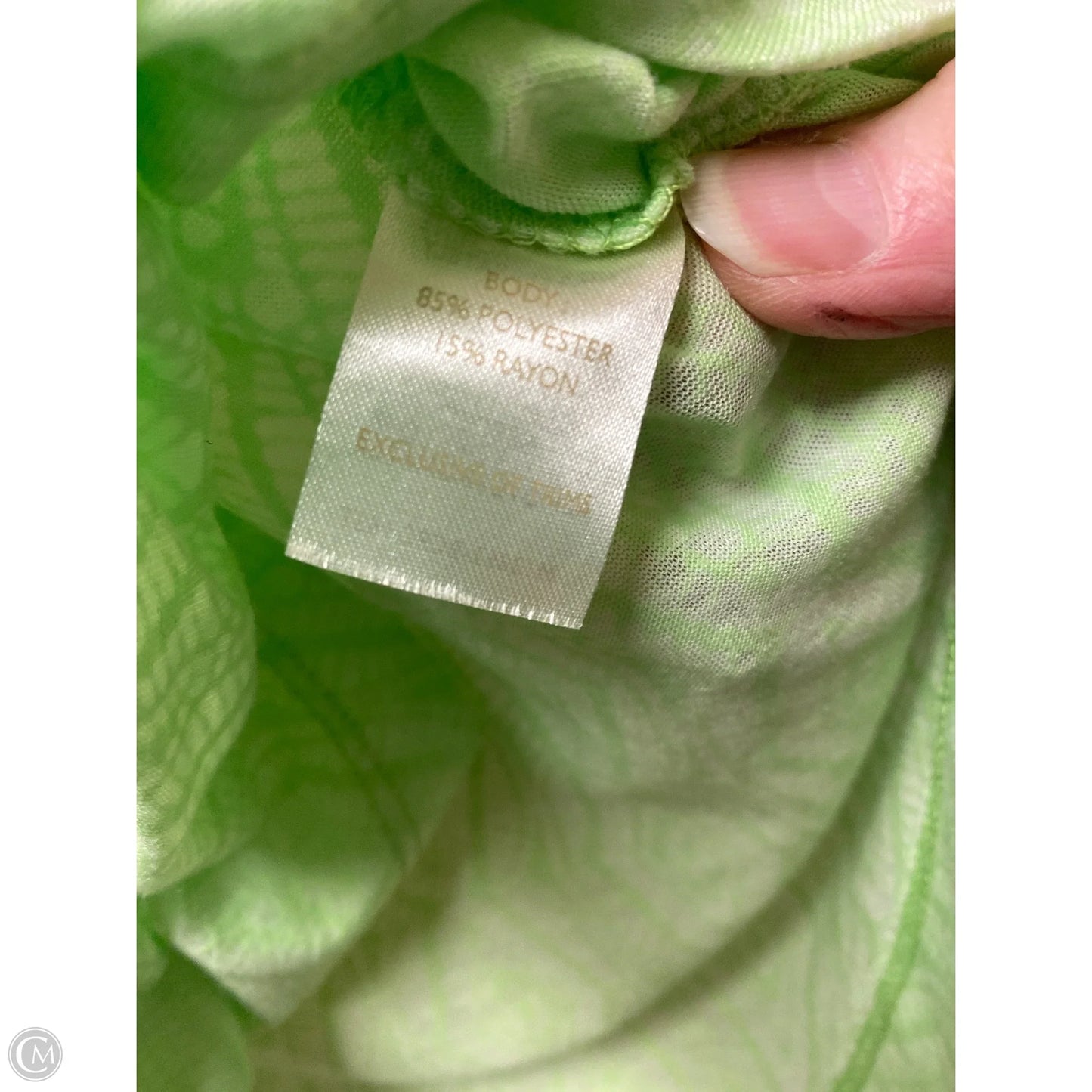 Athletic Tank Top By Balance Collection In Green, Size: S