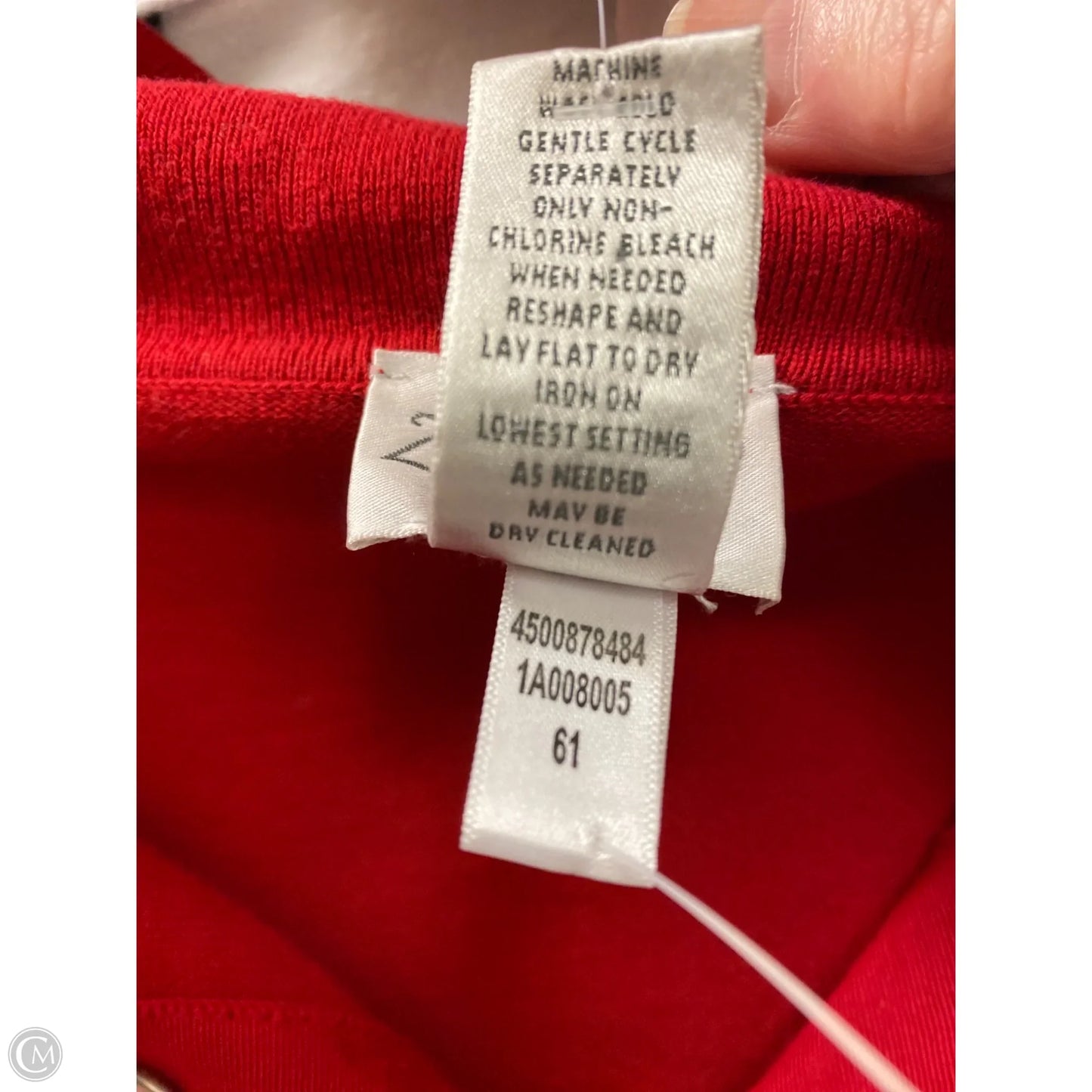 Cardigan By Chicos In Red, Size: 3x