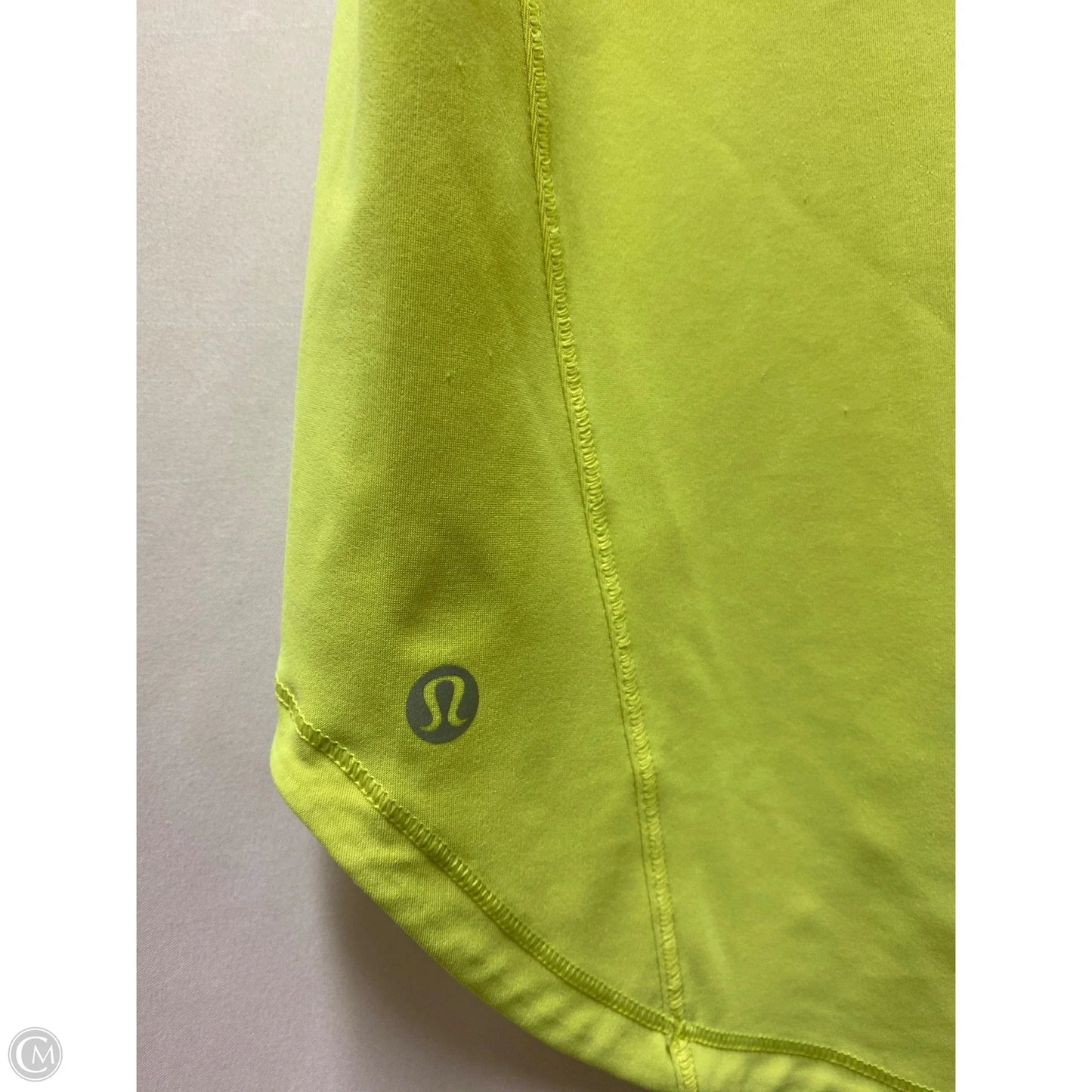 Athletic Tank Top By Lululemon In Yellow, Size: S