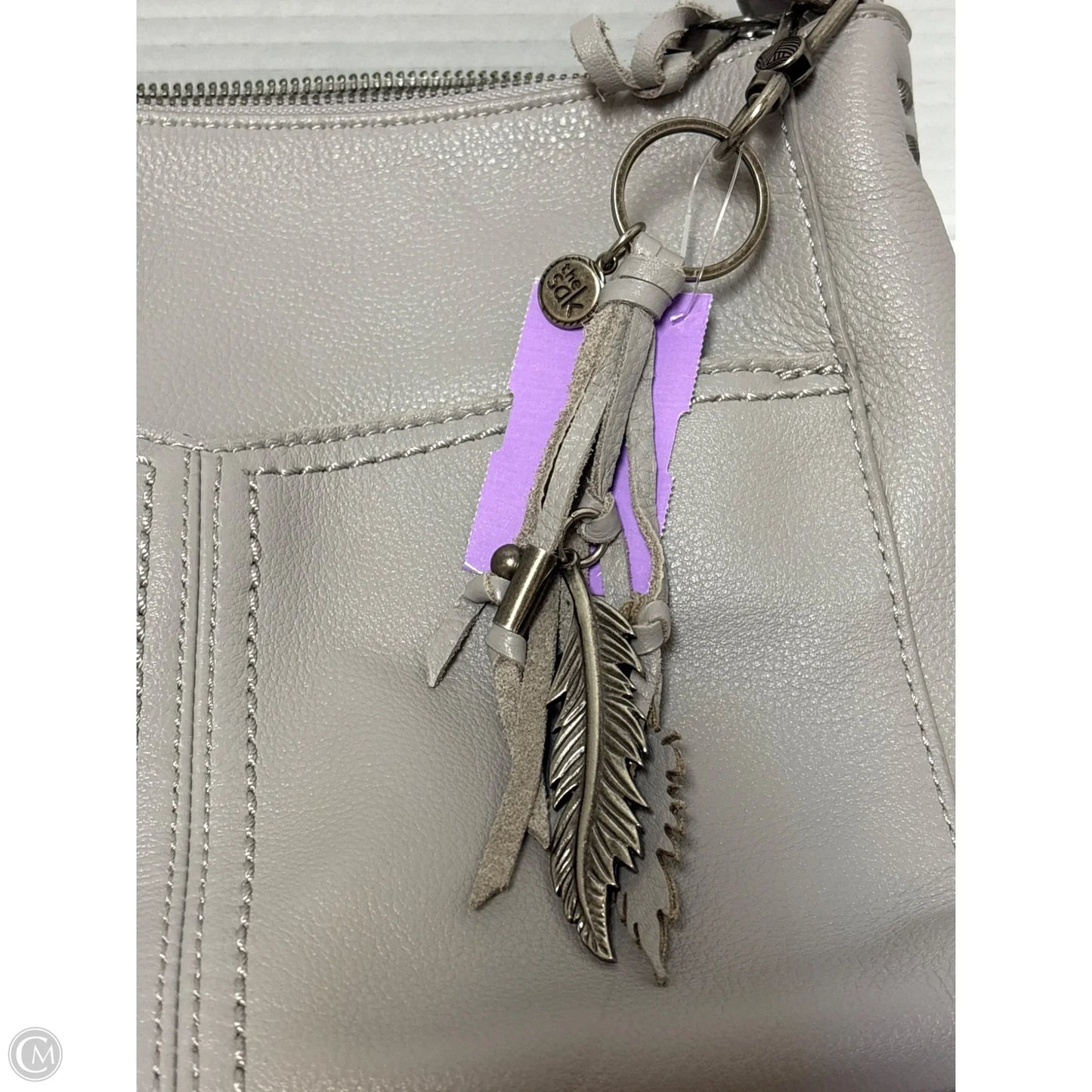 Handbag Leather By The Sak, Size: Medium