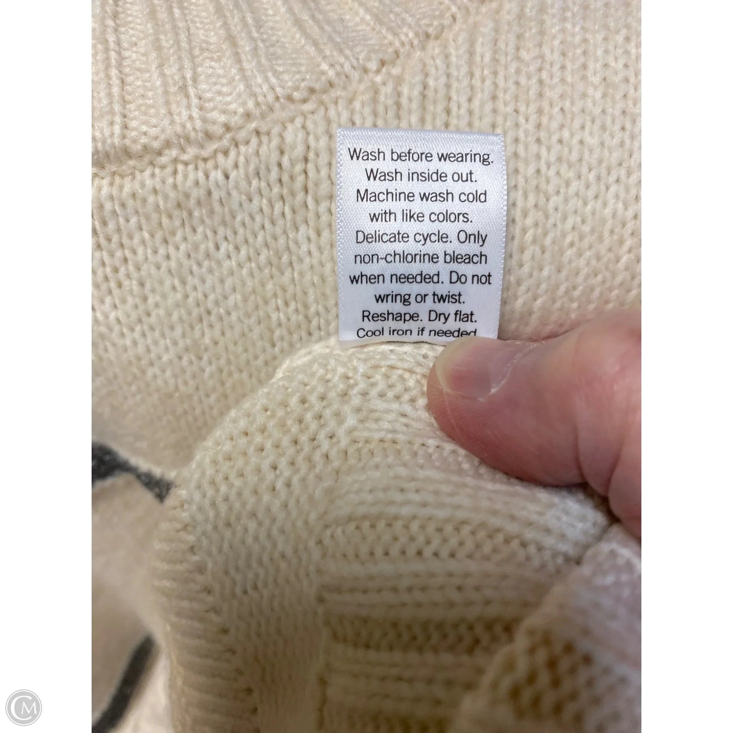 Sweater By Sonoma In Cream, Size: Xl