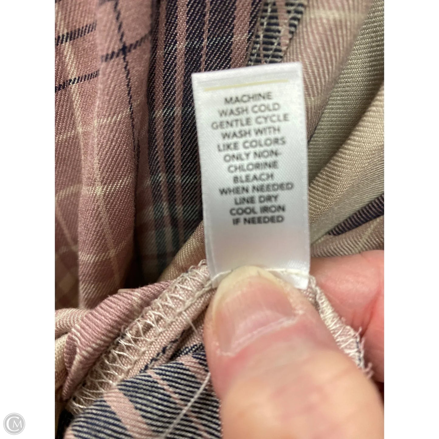 Top Long Sleeve By Cato In Purple, Size: L