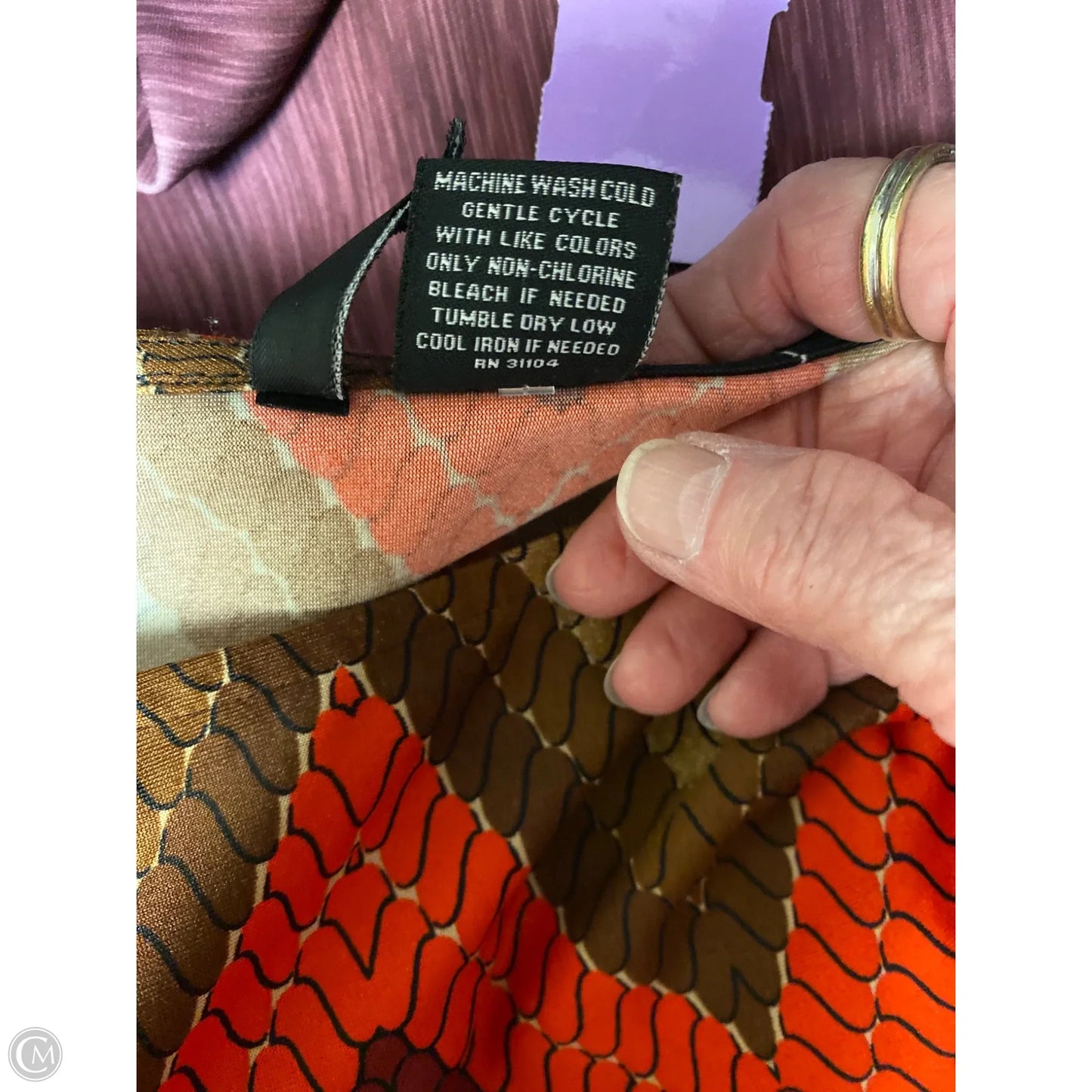 Top 3/4 Sleeve By New Directions In Brown, Size: 3x