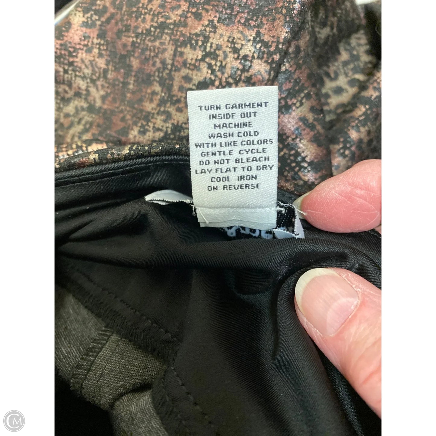 Pants Leggings By Peck And Peck In Animal Print, Size: 12