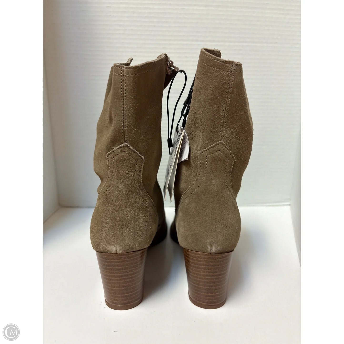 Boots Leather By Zara In Grey, Size: 11.5