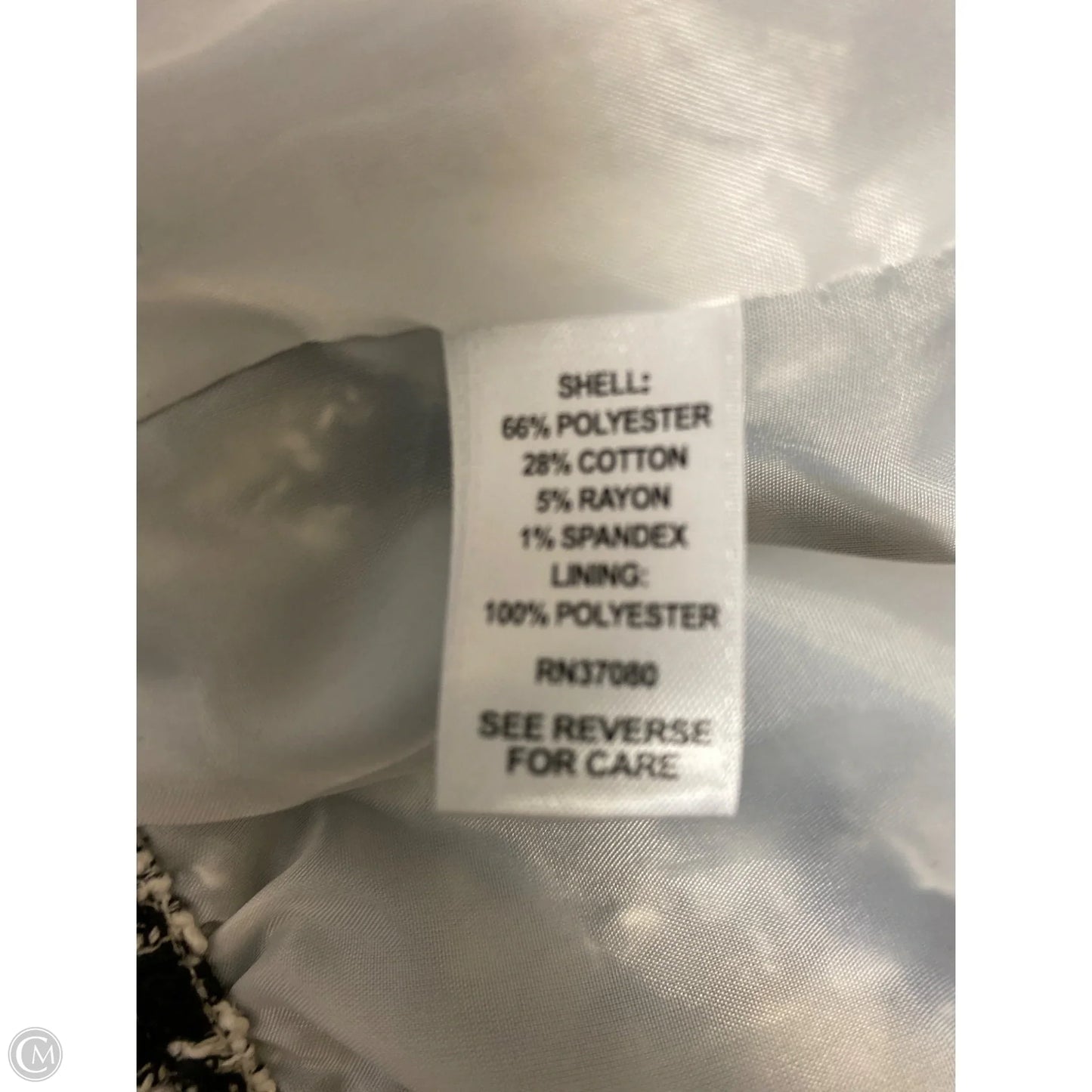 Blazer By Cato In Black & White, Size: M