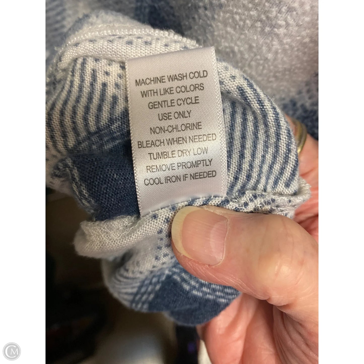 Pajamas 2pc By Jaclyn Smith In Blue, Size: S