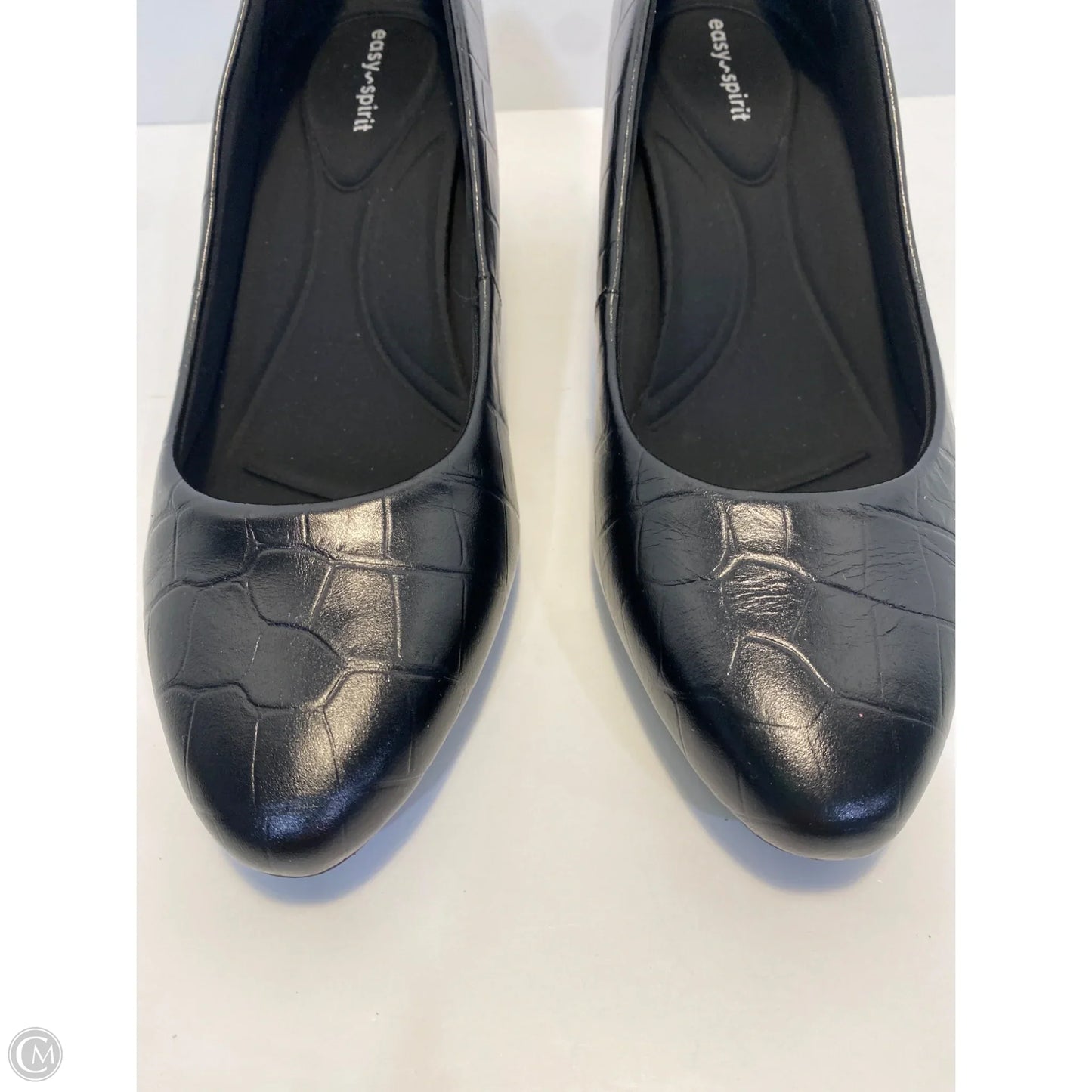 Shoes Heels Block By Easy Spirit In Black, Size: 9