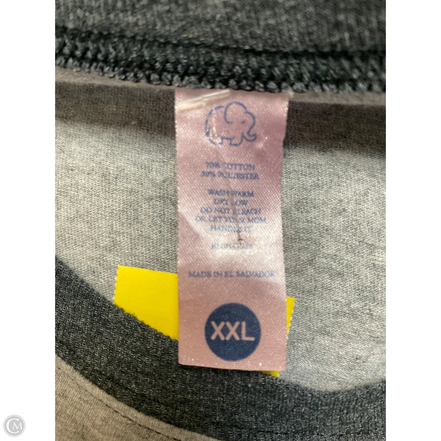 Top Long Sleeve By Simply Southern In Grey, Size: Xxl