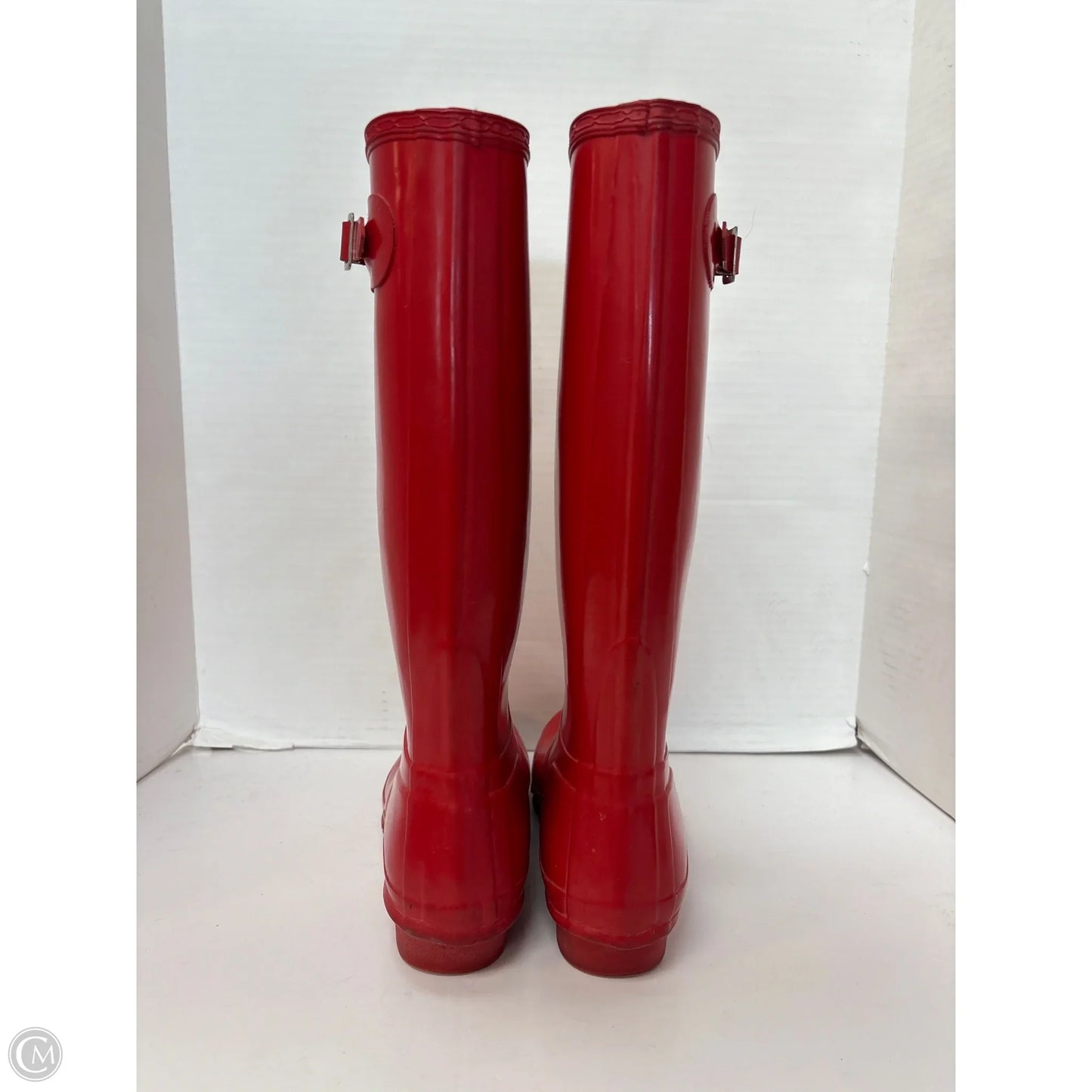 Boots Rain By Hunter In Red, Size: 10