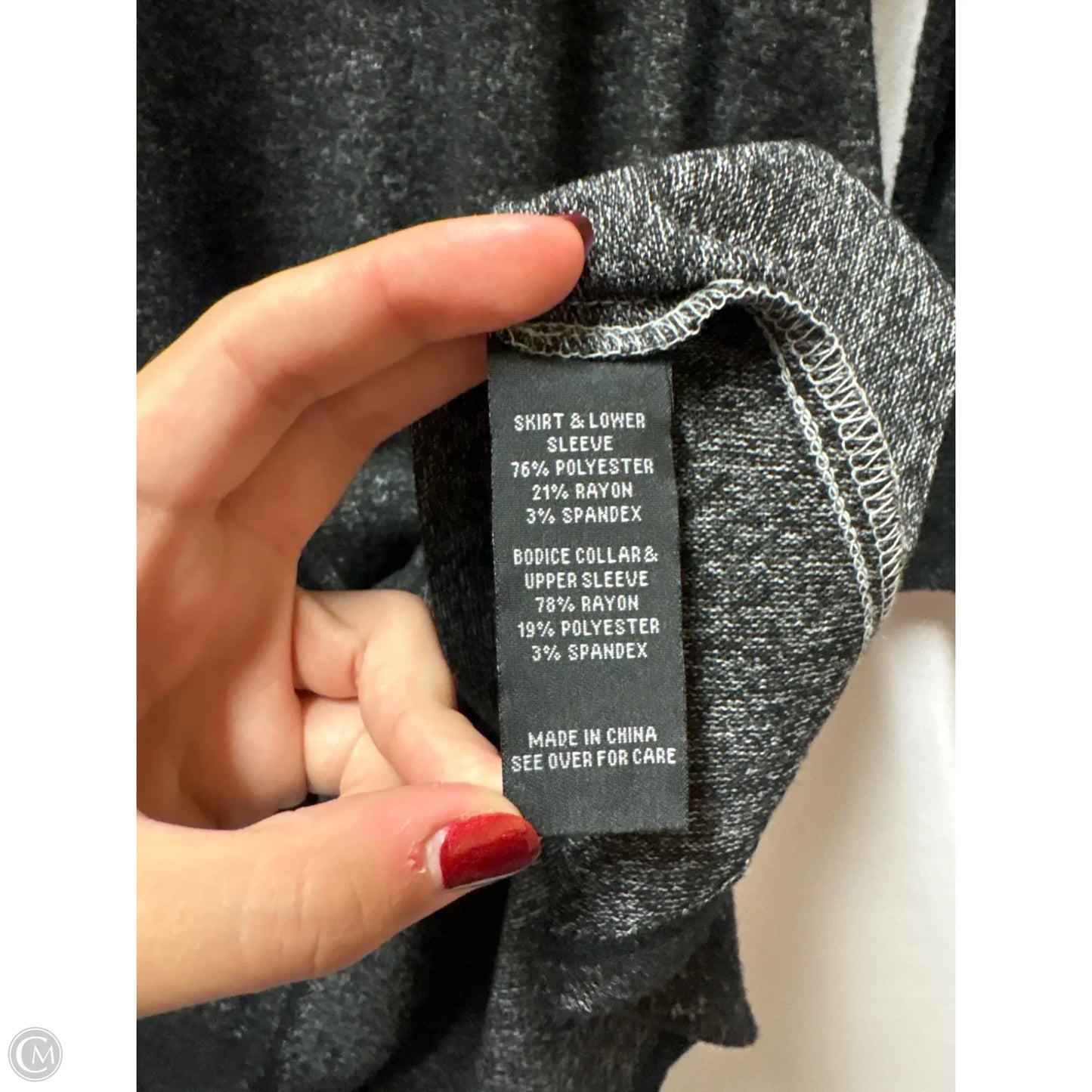 Dress Casual Midi By In Sanfrancisco In Grey, Size: M