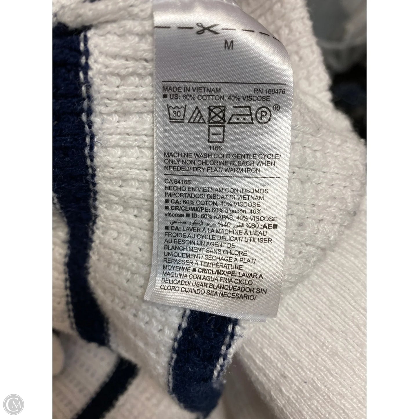 Sweater By Old Navy In White, Size: M