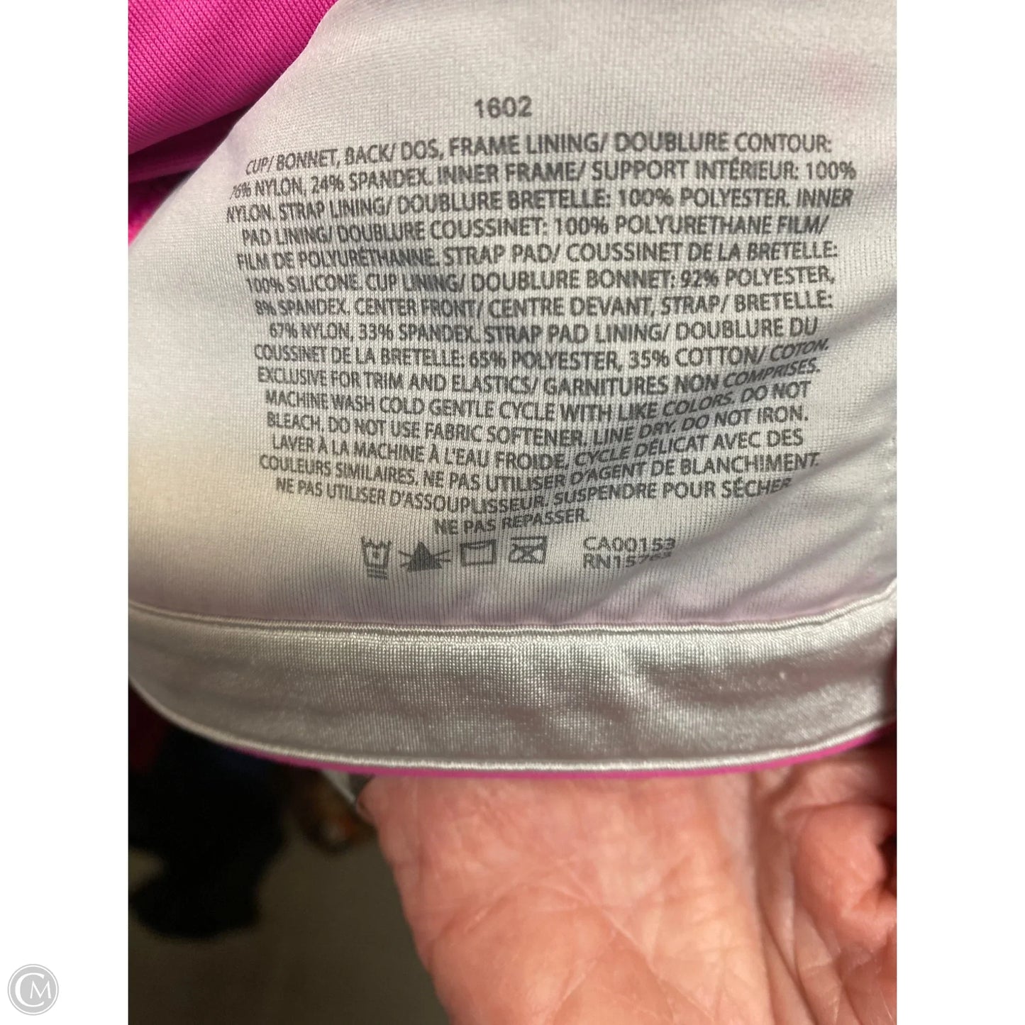 Athletic Bra By Champion In Pink