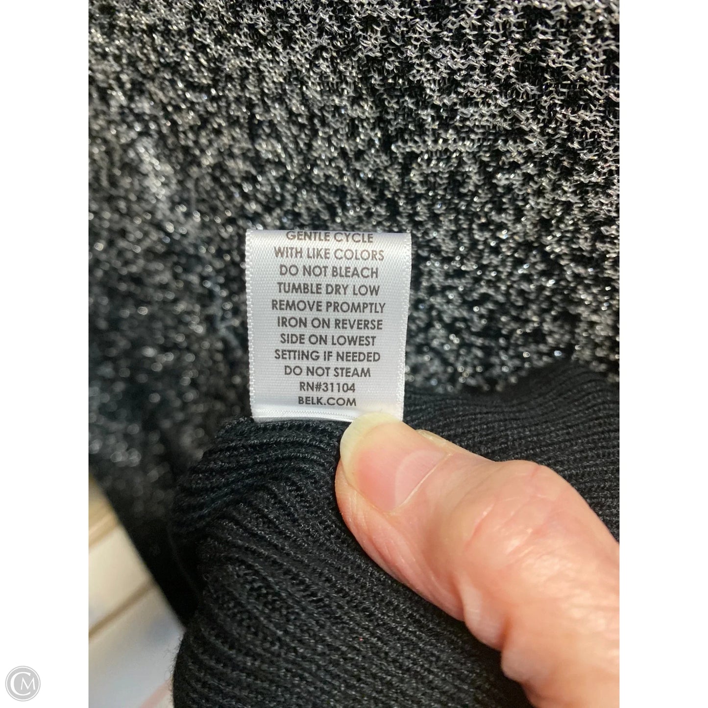 Sweater By Kim Rogers In Black, Size: 2x