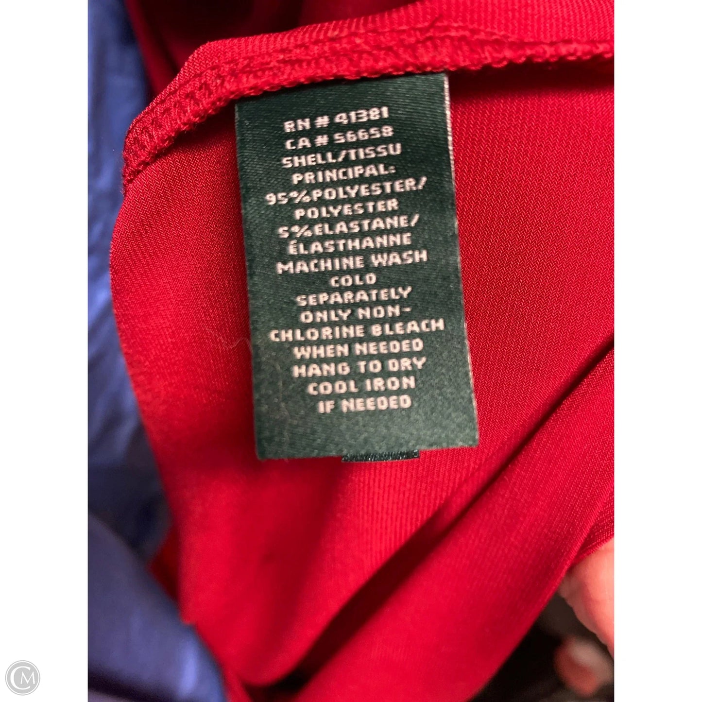 Dress Casual Midi By Ralph Lauren In Red, Size: L