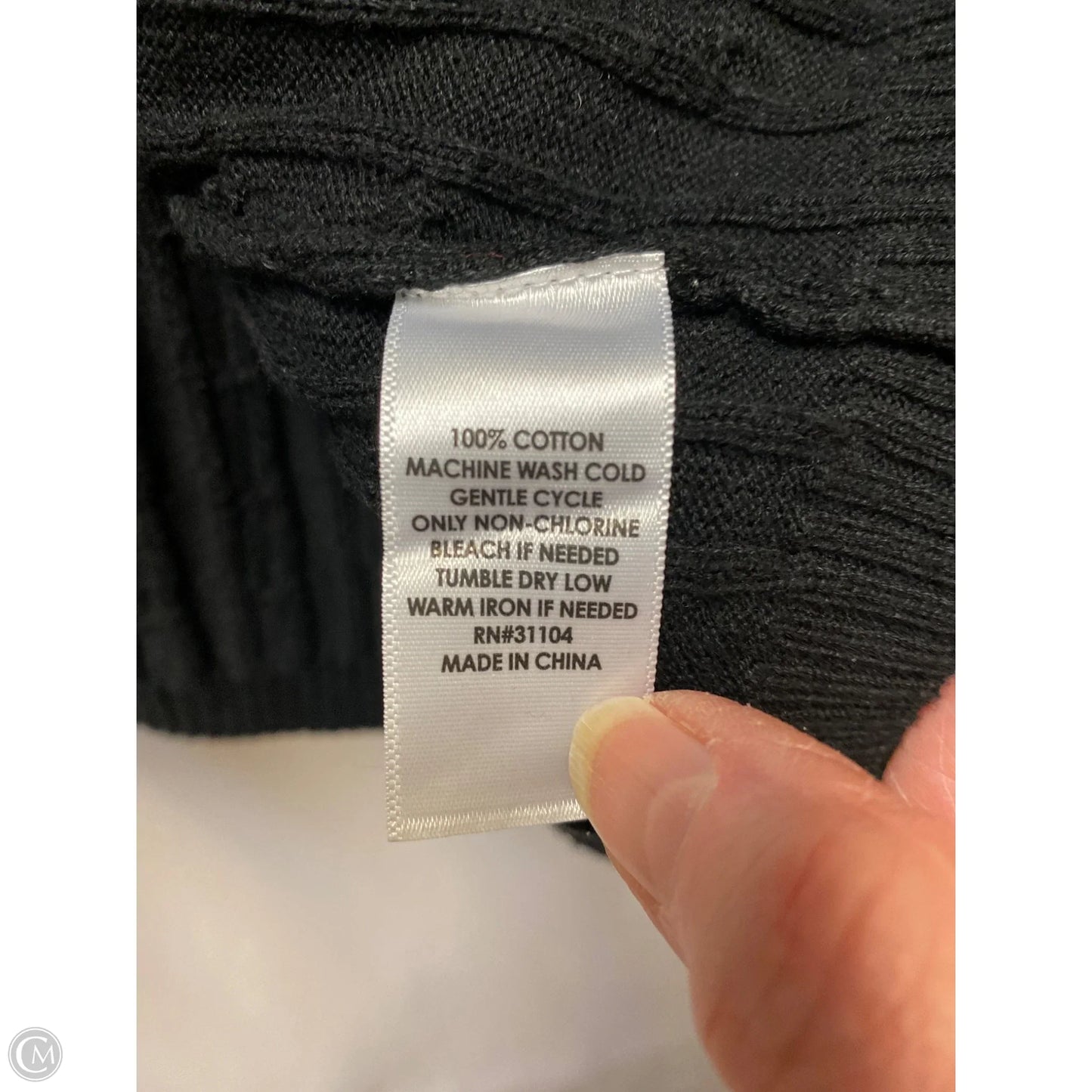 Cardigan By Kim Rogers In Black, Size: 1x