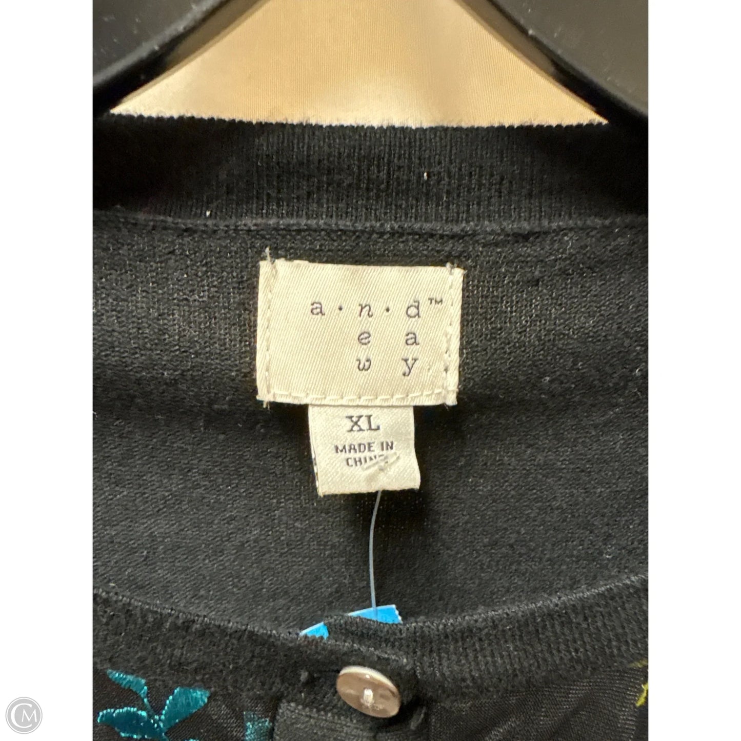 Cardigan By A New Day In Black, Size: Xl