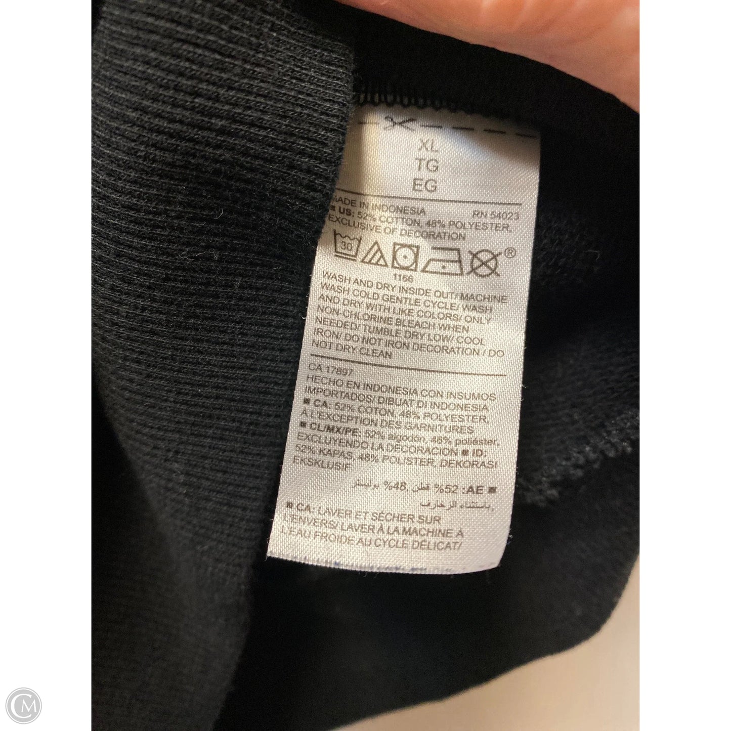 Sweatshirt Crewneck By Old Navy In Black, Size: Xl