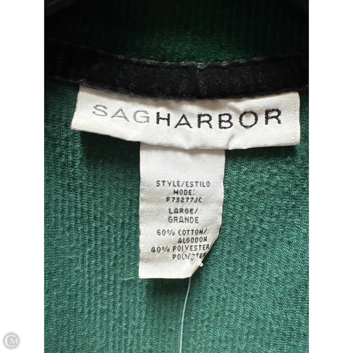 Pants Set 2pc By Sag Harbor In Green, Size: L