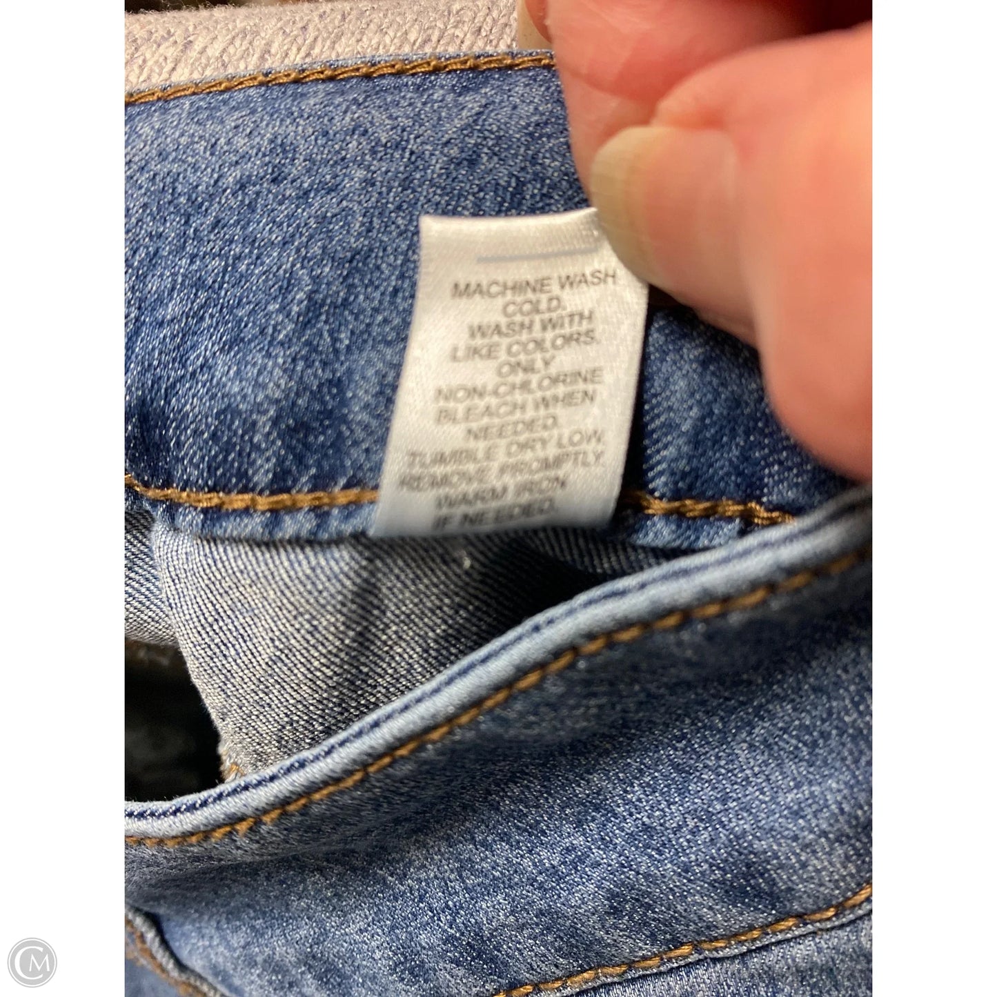 Jeans Wide Leg By Cato In Blue Denim, Size: 16