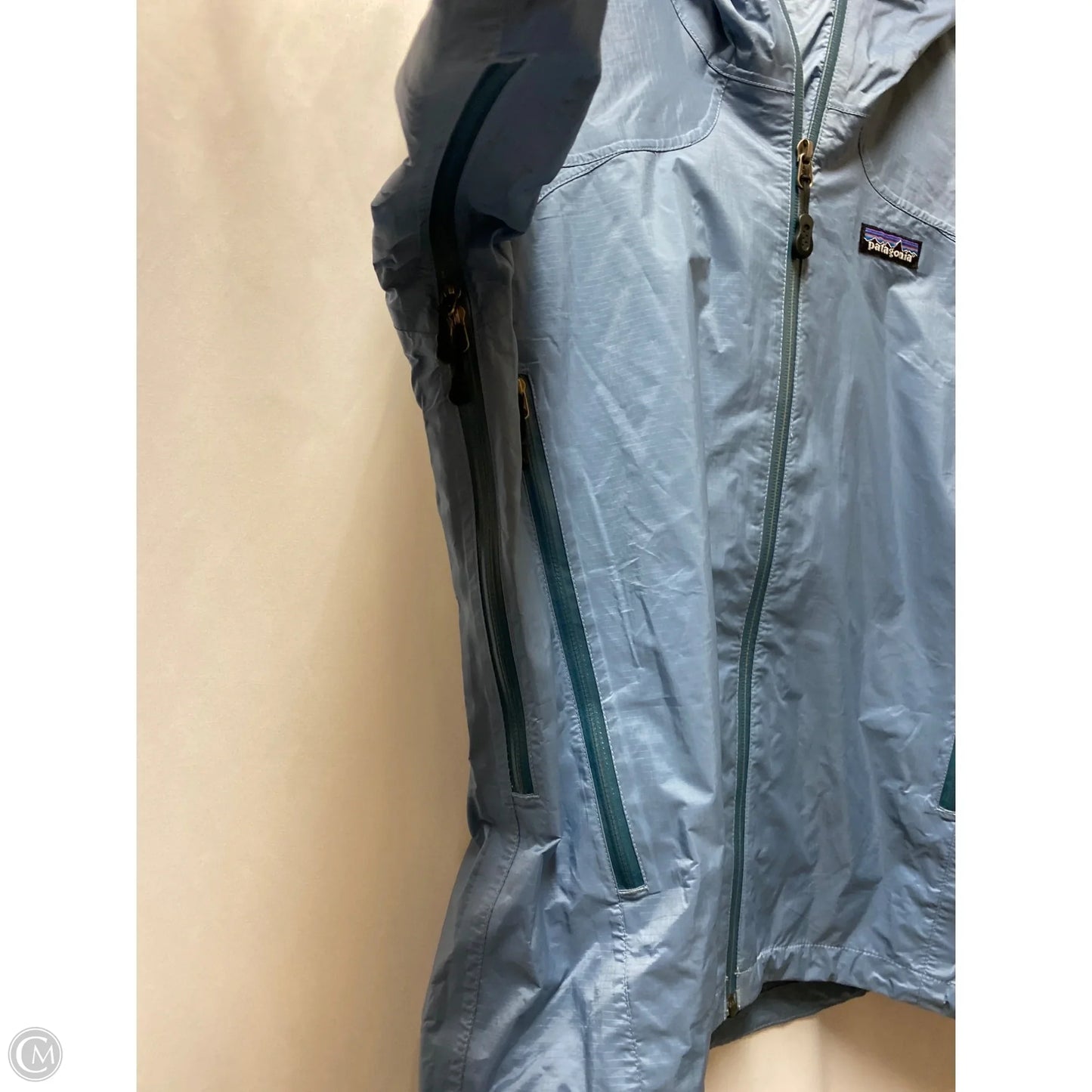 Jacket Windbreaker By Patagonia In Blue, Size: Xs
