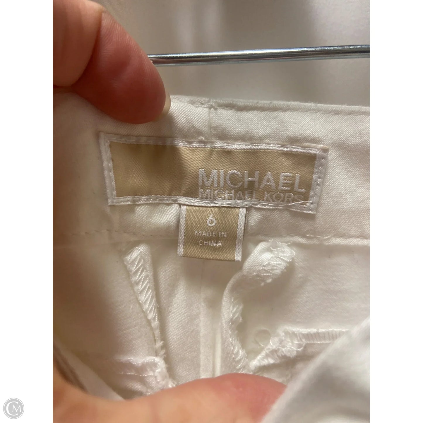 Shorts By Michael By Michael Kors In White, Size: 6
