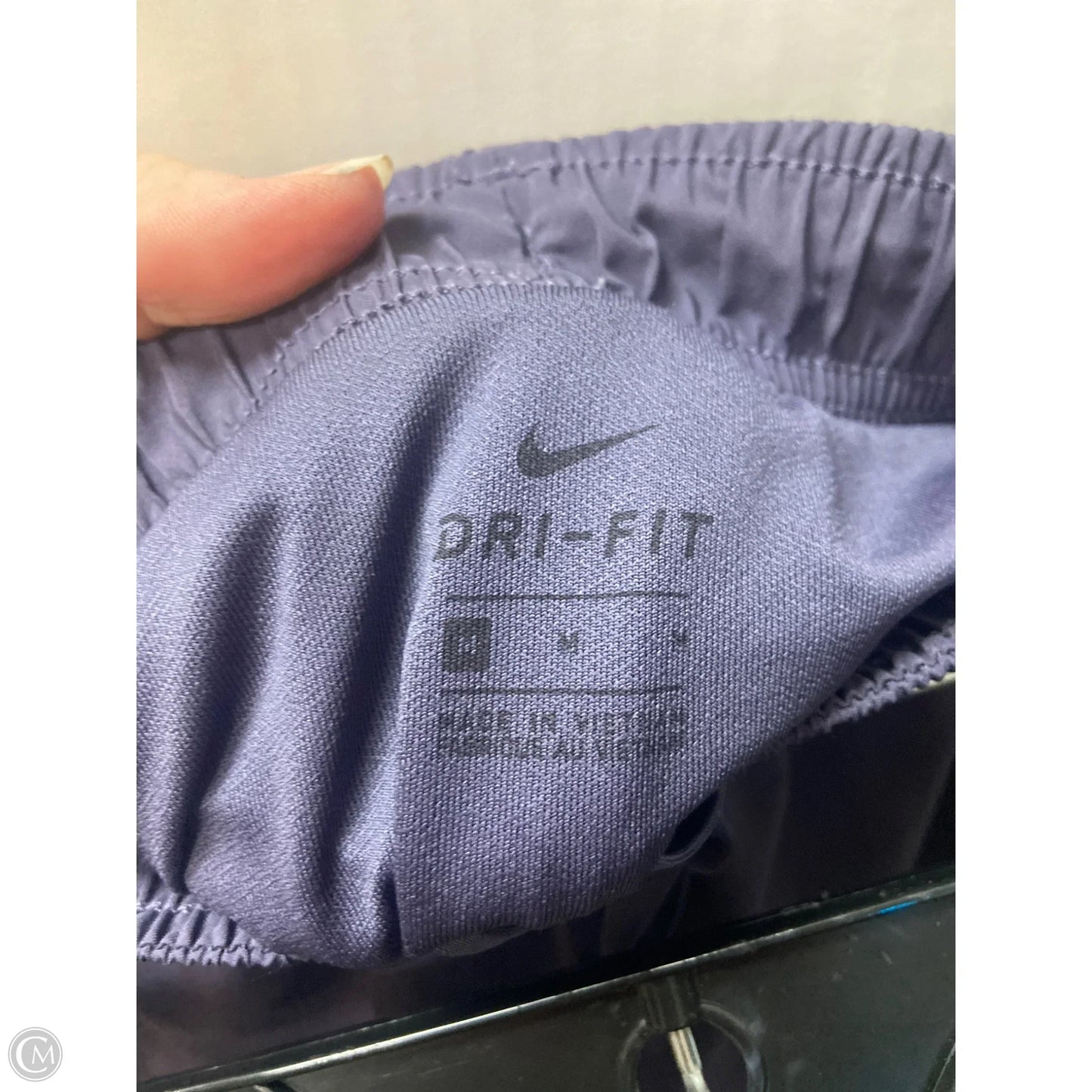 Athletic Shorts By Nike In Purple, Size: M