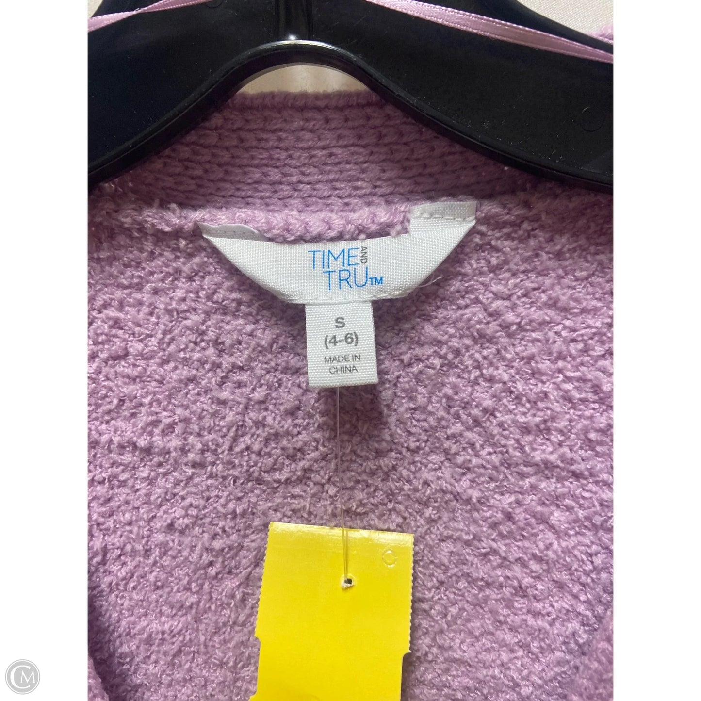 Cardigan By Time And Tru In Purple, Size: S