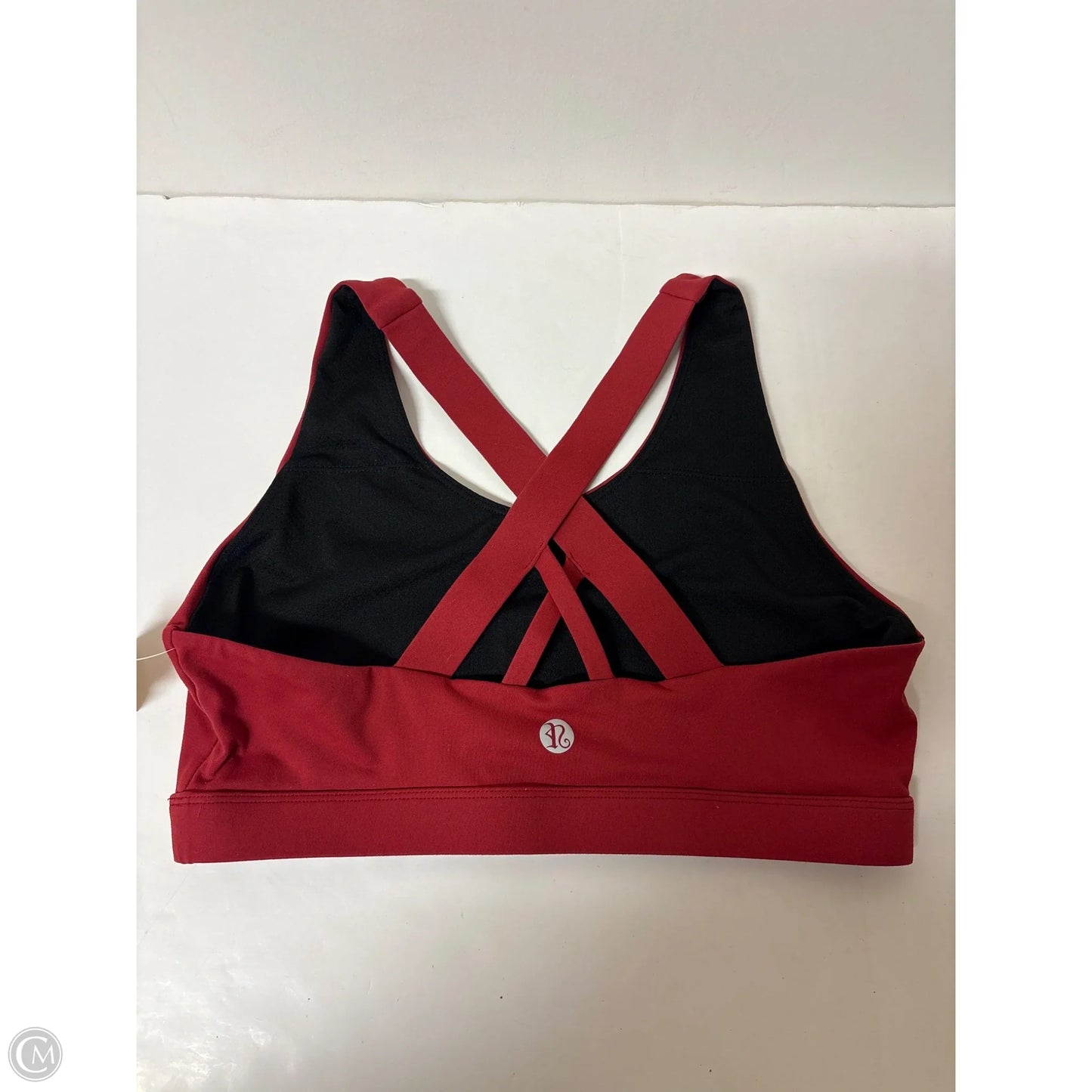 Athletic Bra By Clothes Mentor In Maroon, Size: M