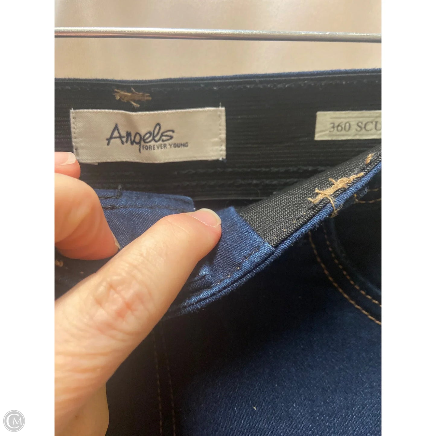 Shorts By Angels In Blue Denim, Size: 12