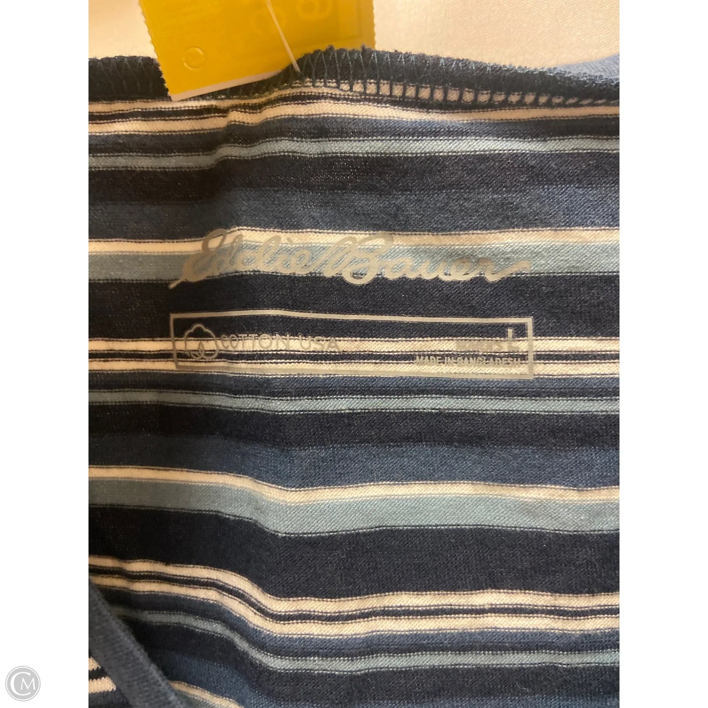 Top Sleeveless By Eddie Bauer In Blue, Size: L