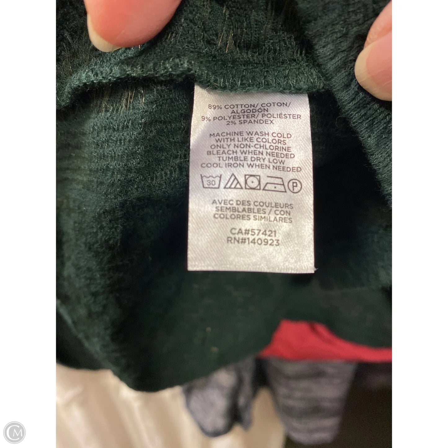 Top Long Sleeve By Loft In Green, Size: L