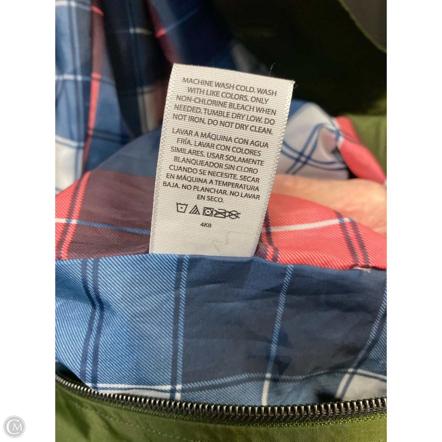 Jacket Utility By Time And Tru In Green, Size: S