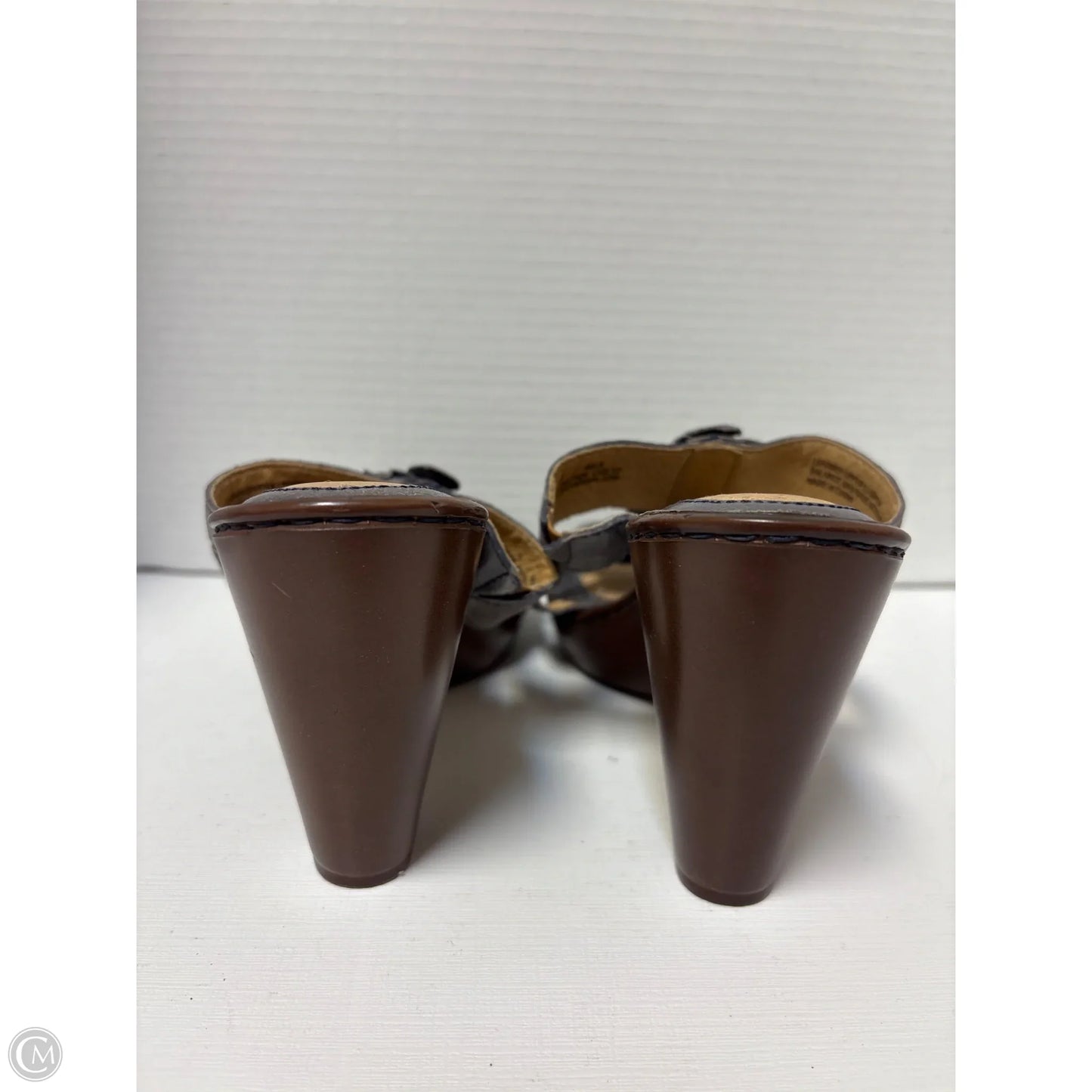 Sandals Heels Block By Born In Blue, Size: 9