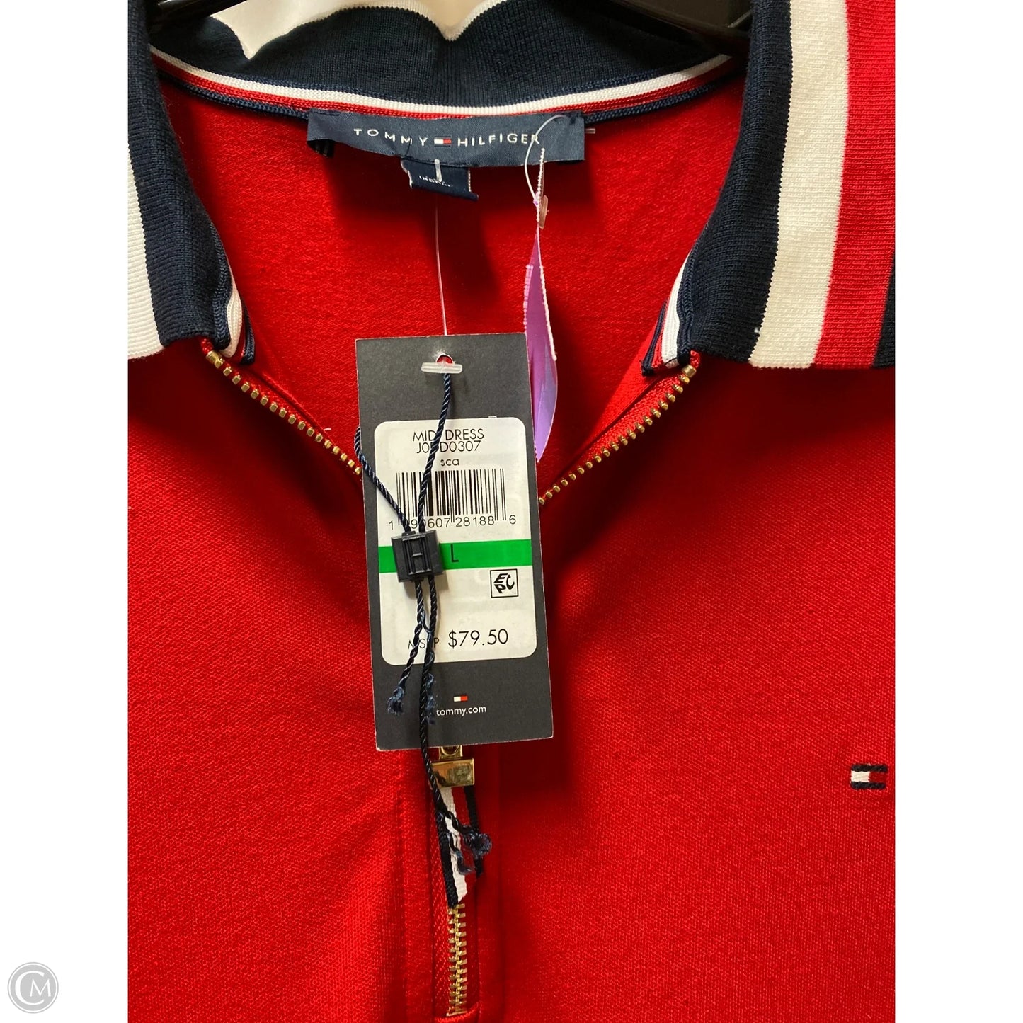 Dress Casual Maxi By Tommy Hilfiger In Red, Size: L