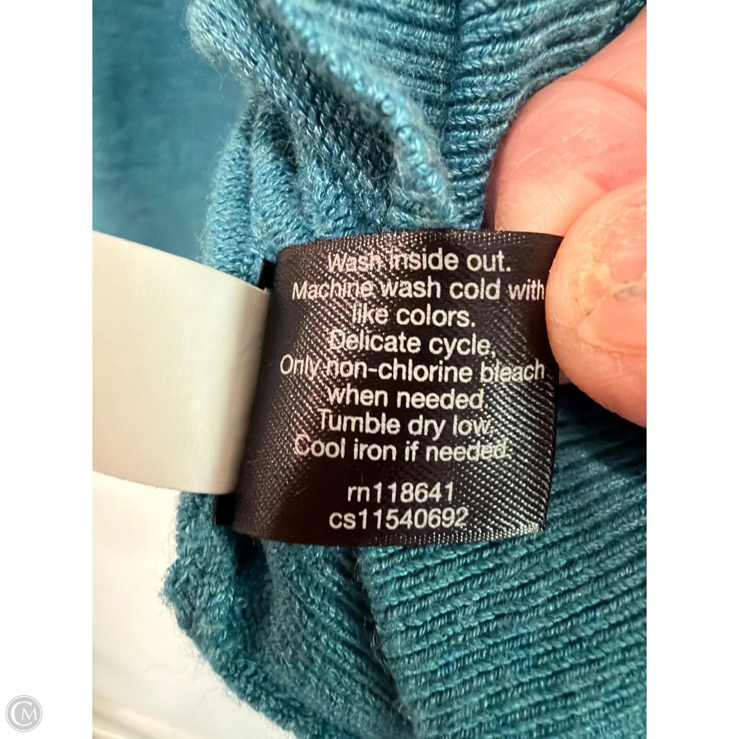 Cardigan By Lane Bryant In Teal, Size: Xl