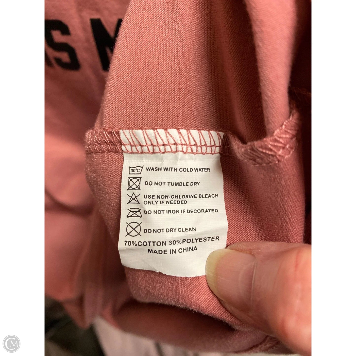 Top Short Sleeve By Clothes Mentor In Pink, Size: M