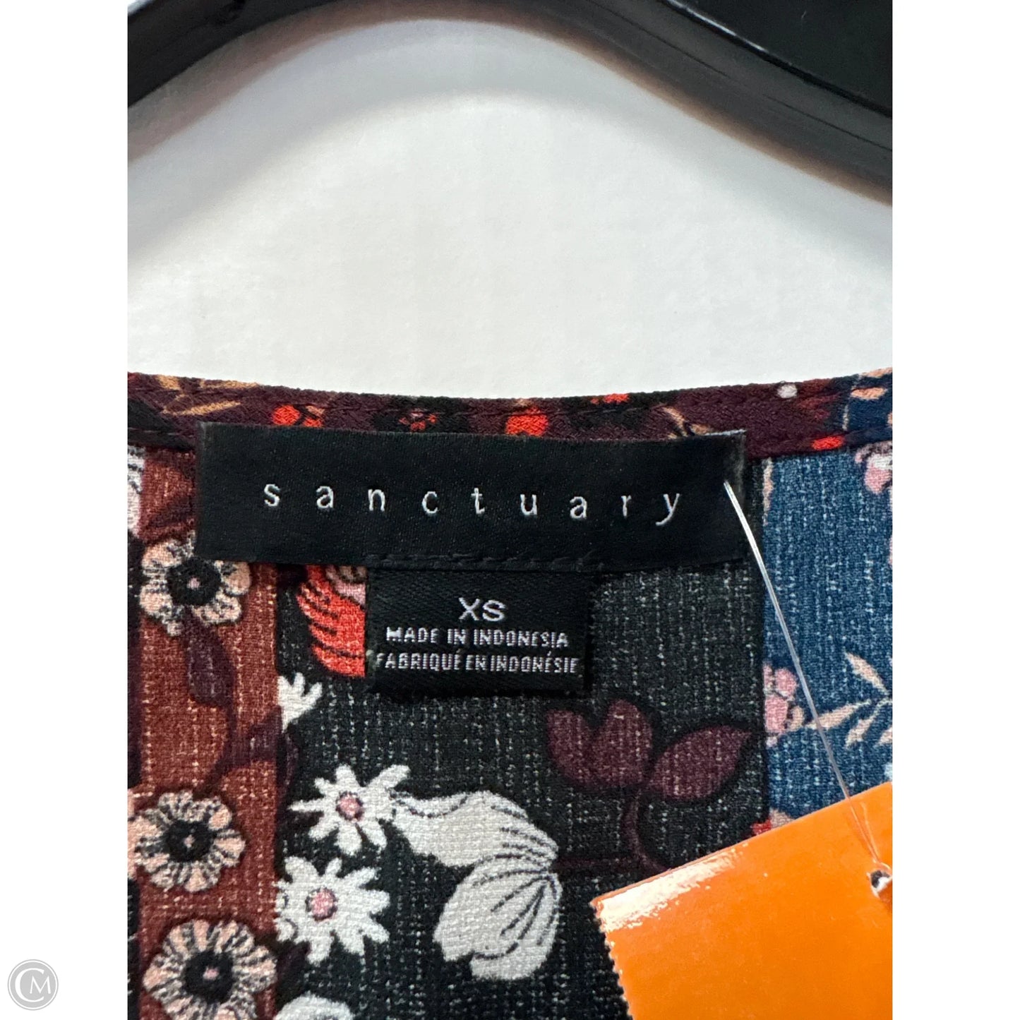 Top Short Sleeve By Sanctuary In Maroon, Size: Xs