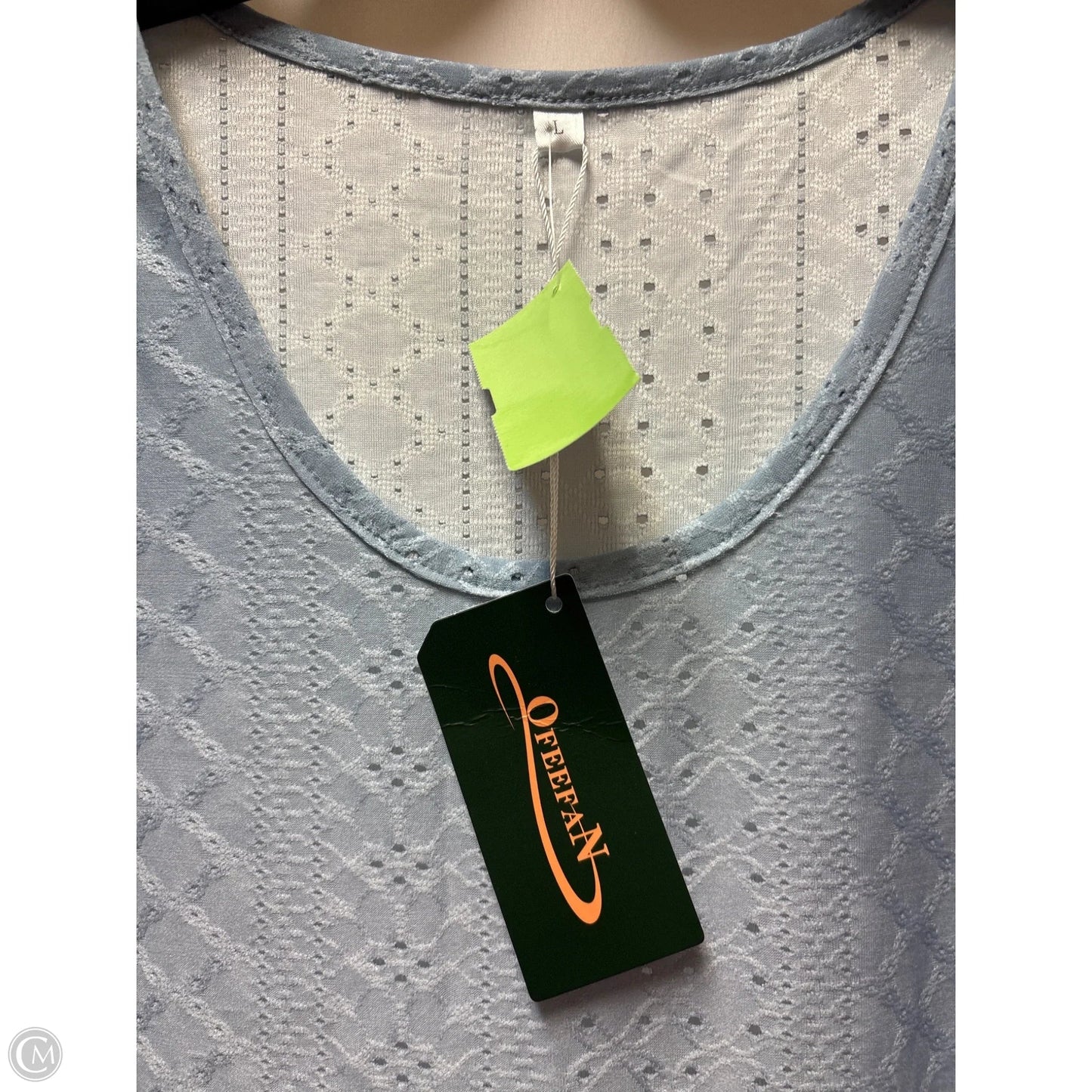 Tank Top By Cmf In Blue, Size: L