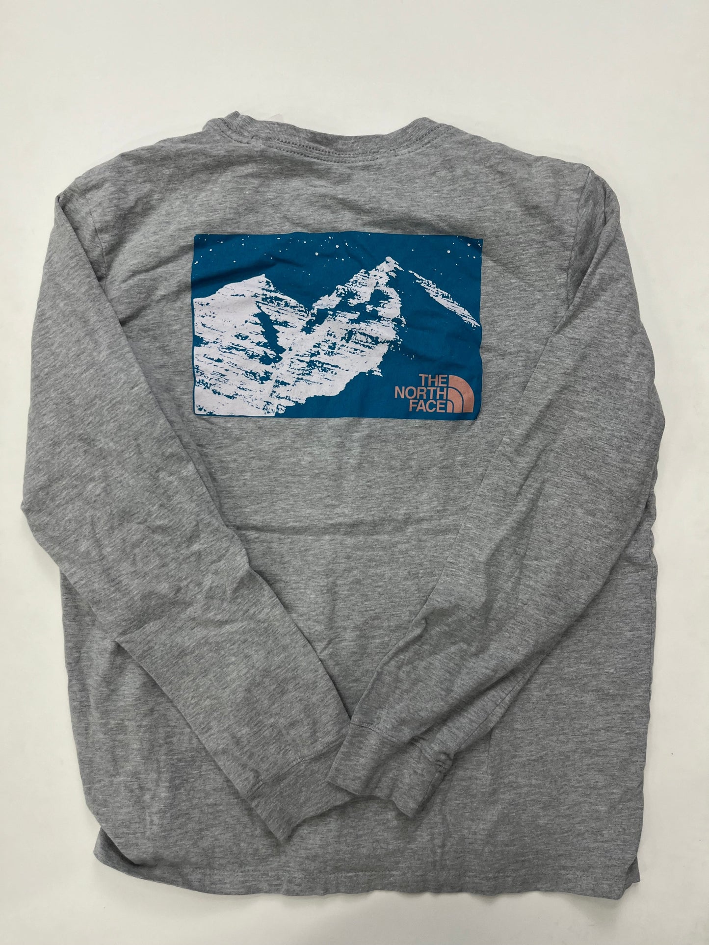 Athletic Top Long Sleeve Crewneck By North Face Size: Xl