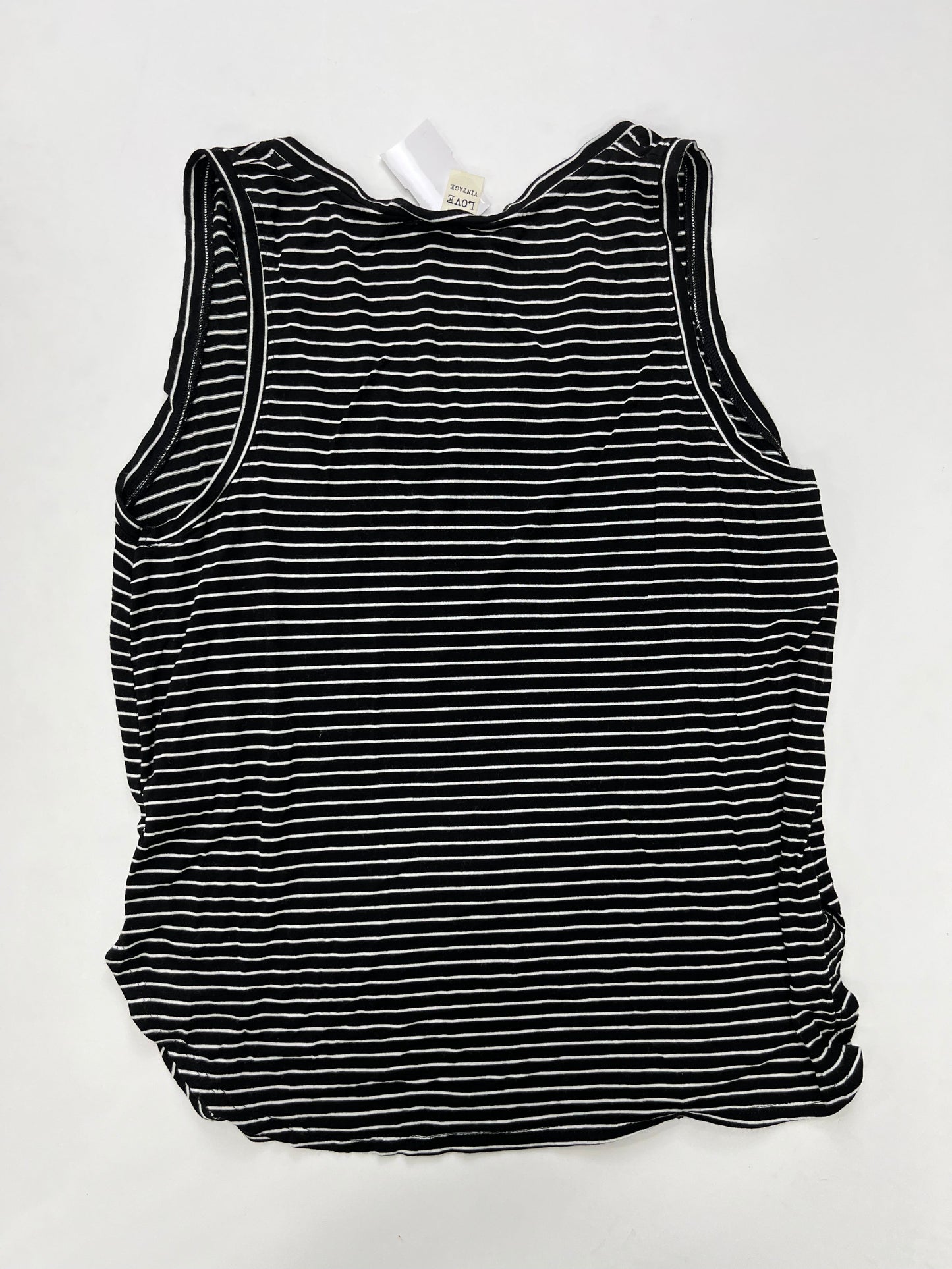 Striped Top Sleeveless Love Vintage, Size L