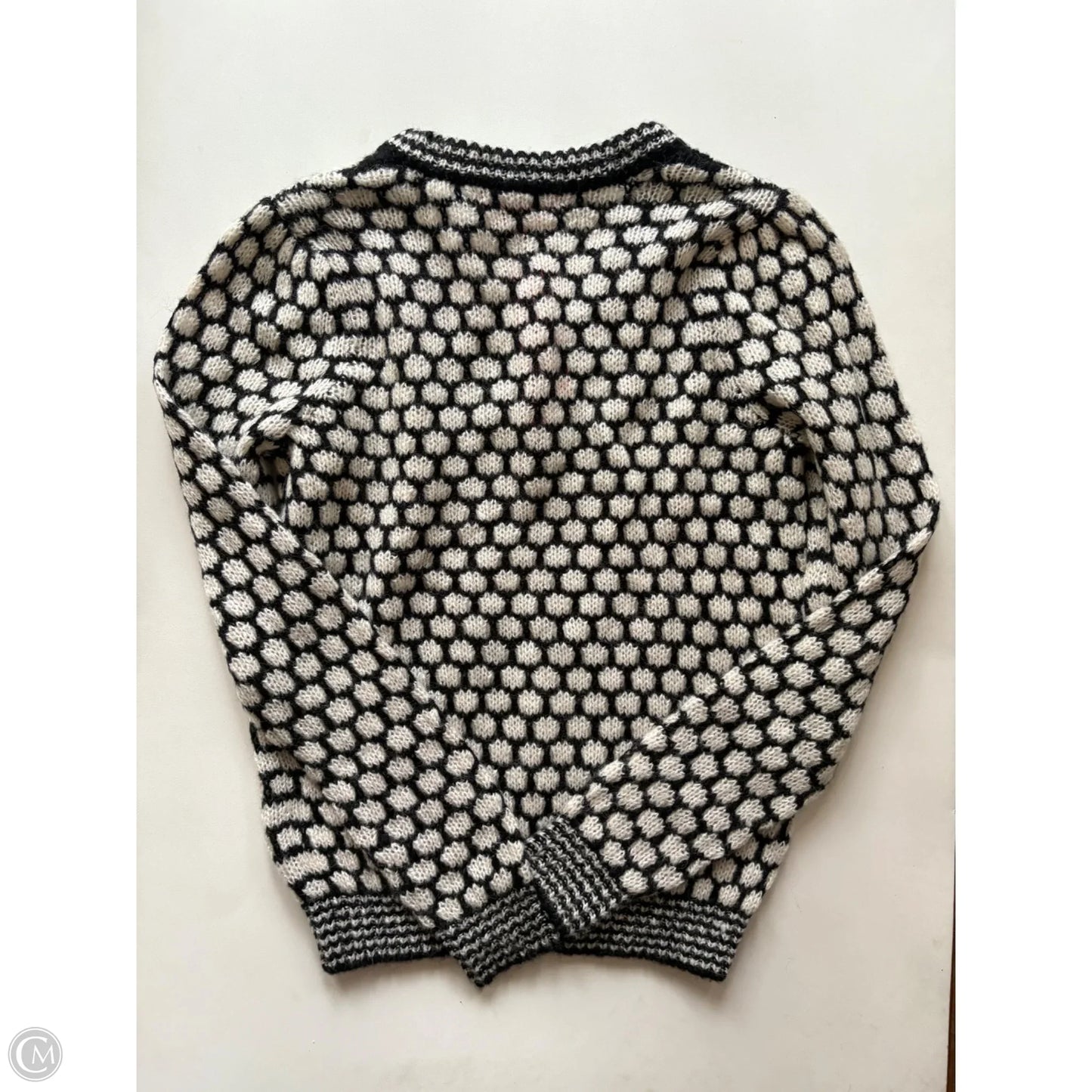 Sweater Designer By Lilly Pulitzer In Black & White, Size: Xs