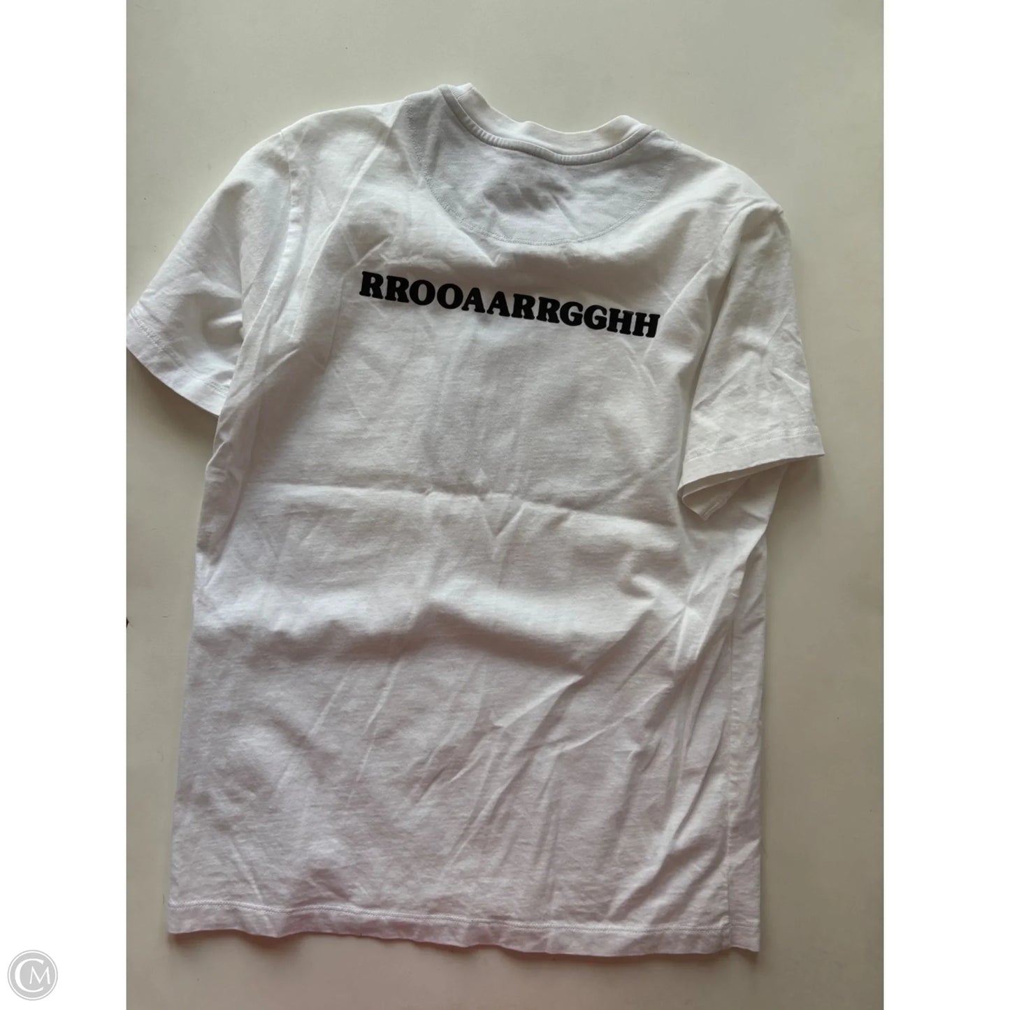 Top Short Sleeve Designer By Coach In White, Size: S