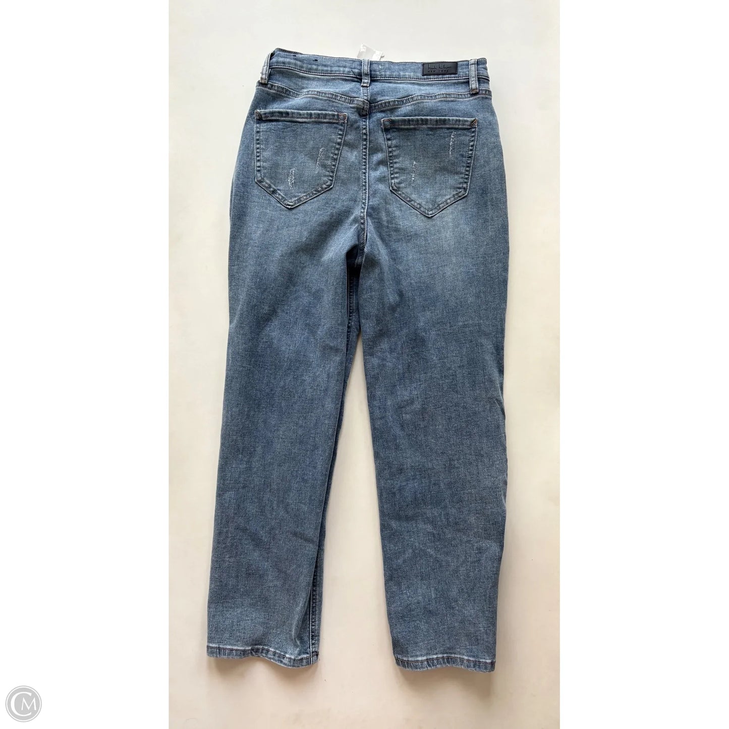 Jeans Straight By Nicole Miller In Blue, Size: 4