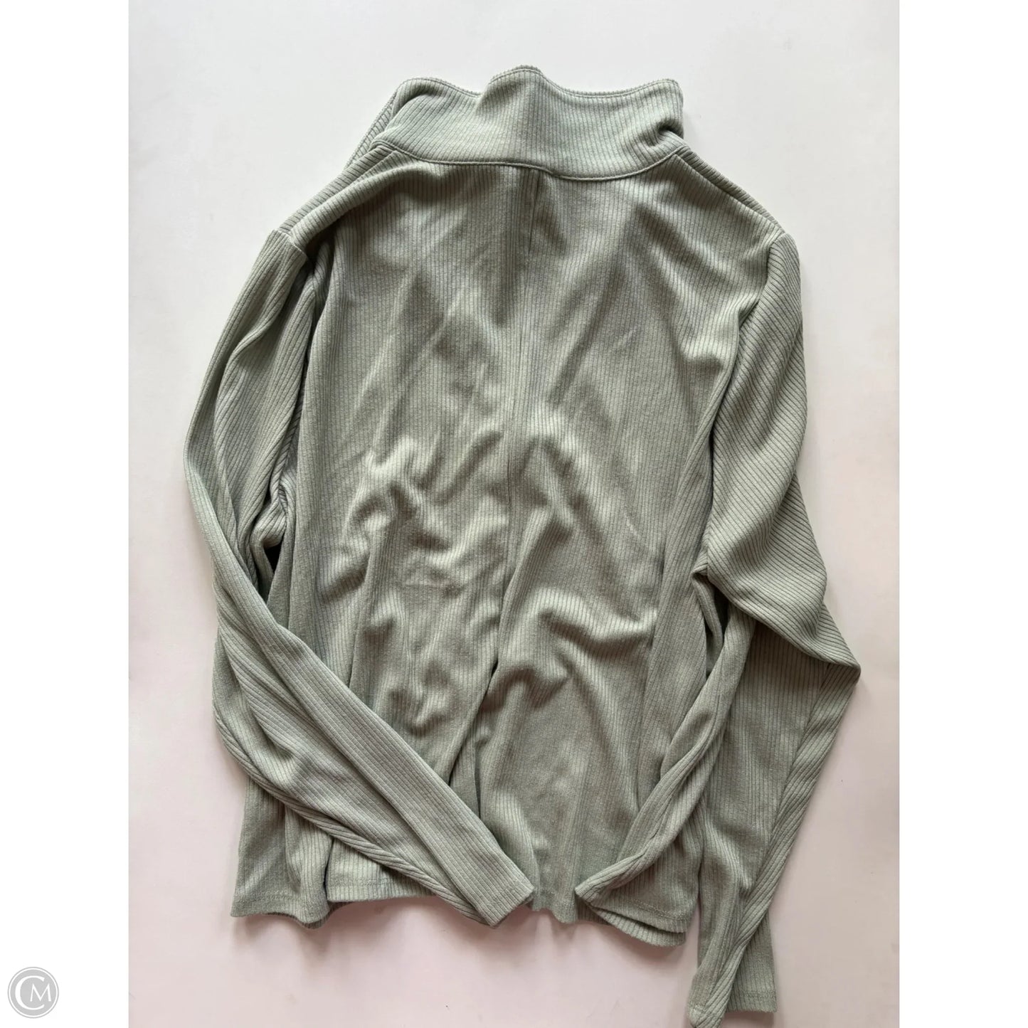 Top Long Sleeve By Lane Bryant In Green, Size: 3x