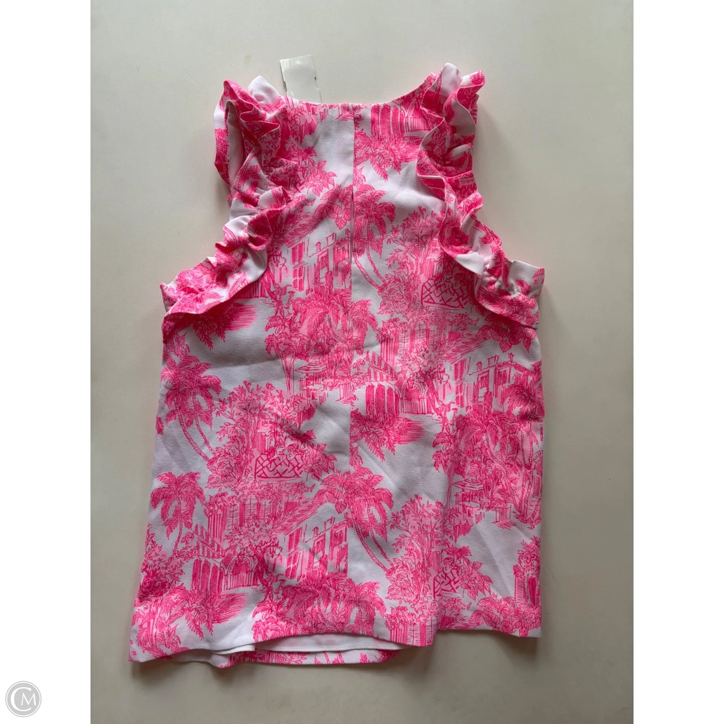 Top Sleeveless Designer By Lilly Pulitzer In Pink, Size: Xs