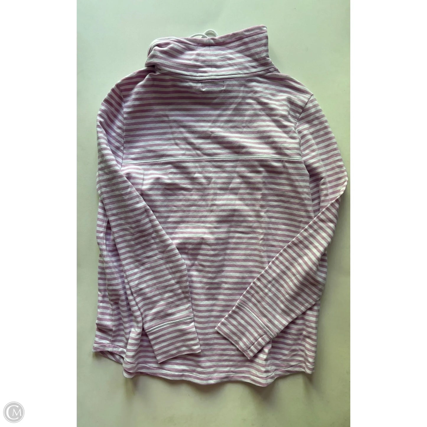 Sweatshirt Hoodie By Vineyard Vines In Striped Pattern, Size: M