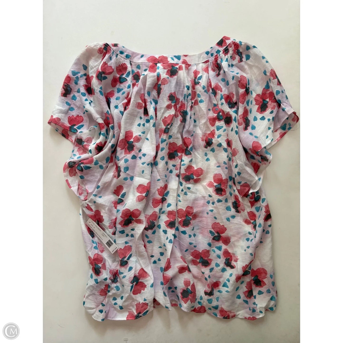 Top Long Sleeve By Zac And Rachel In Multi-colored, Size: M