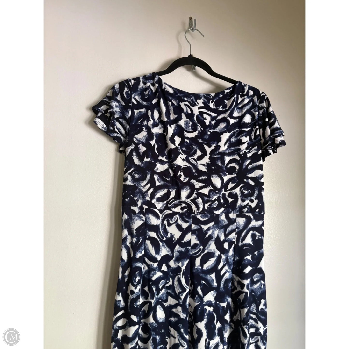 Dress Work By Ralph Lauren In Blue, Size: L
