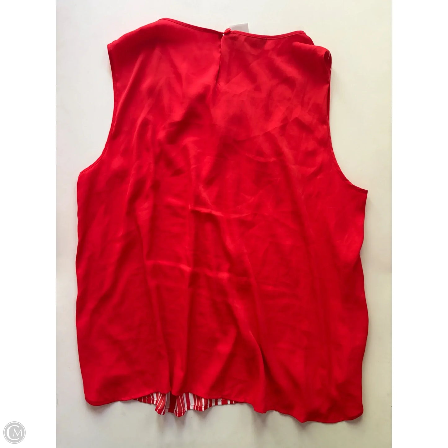 Blouse Sleeveless By Jones New York In Striped Pattern, Size: 1x